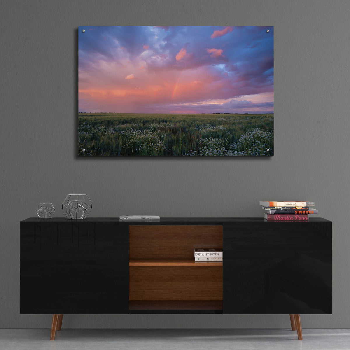 Epic Art 'Prairie Sunset 1' by Joe Reimer Photography, Acrylic Glass Wall Art,36x24