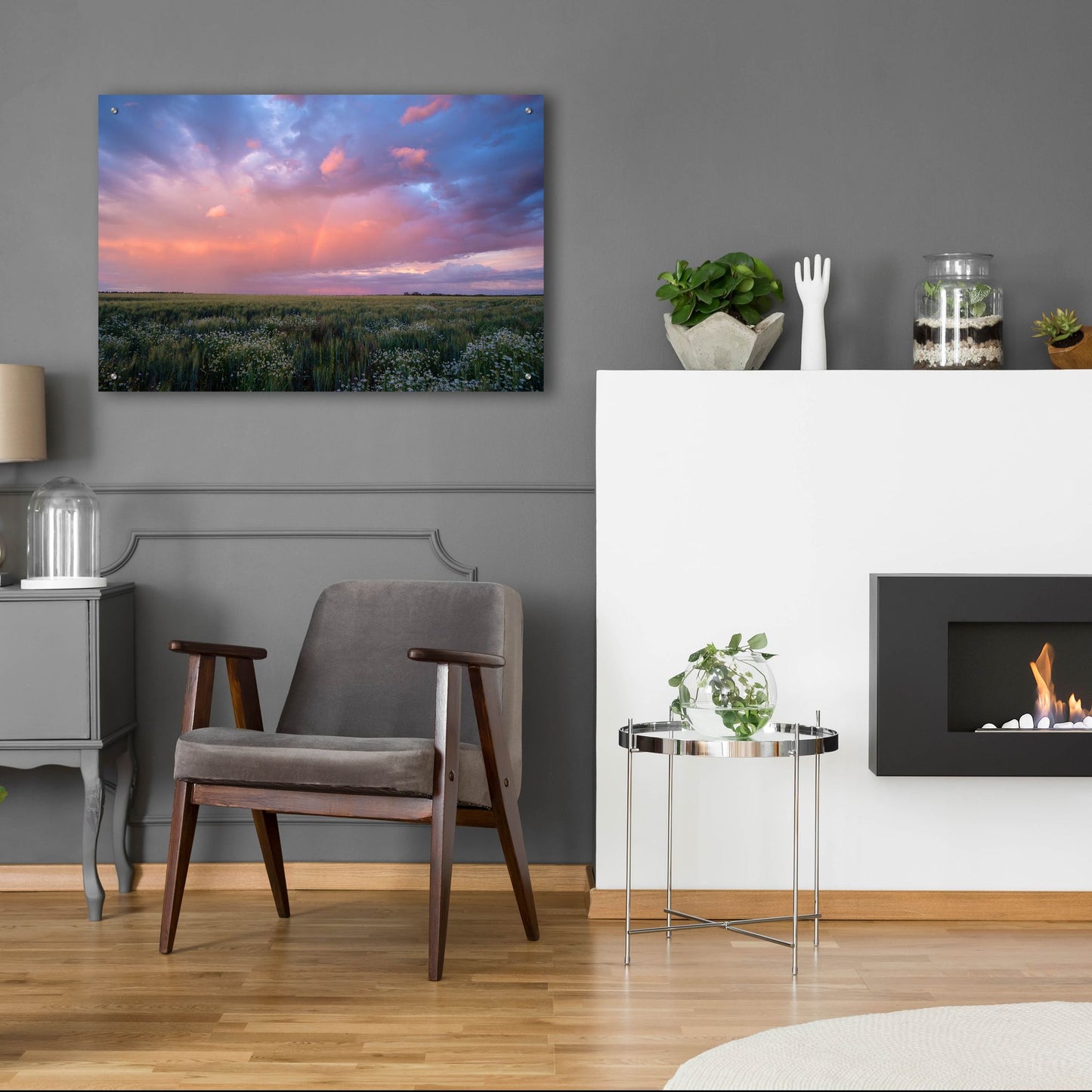 Epic Art 'Prairie Sunset 1' by Joe Reimer Photography, Acrylic Glass Wall Art,36x24