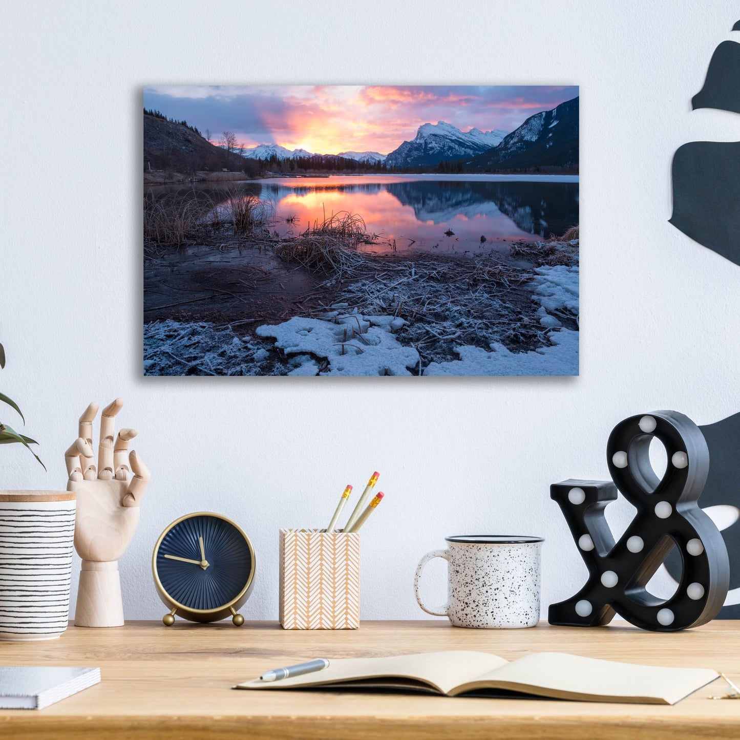 Epic Art 'Pyramid Lake 4' by Joe Reimer Photography, Acrylic Glass Wall Art,16x12