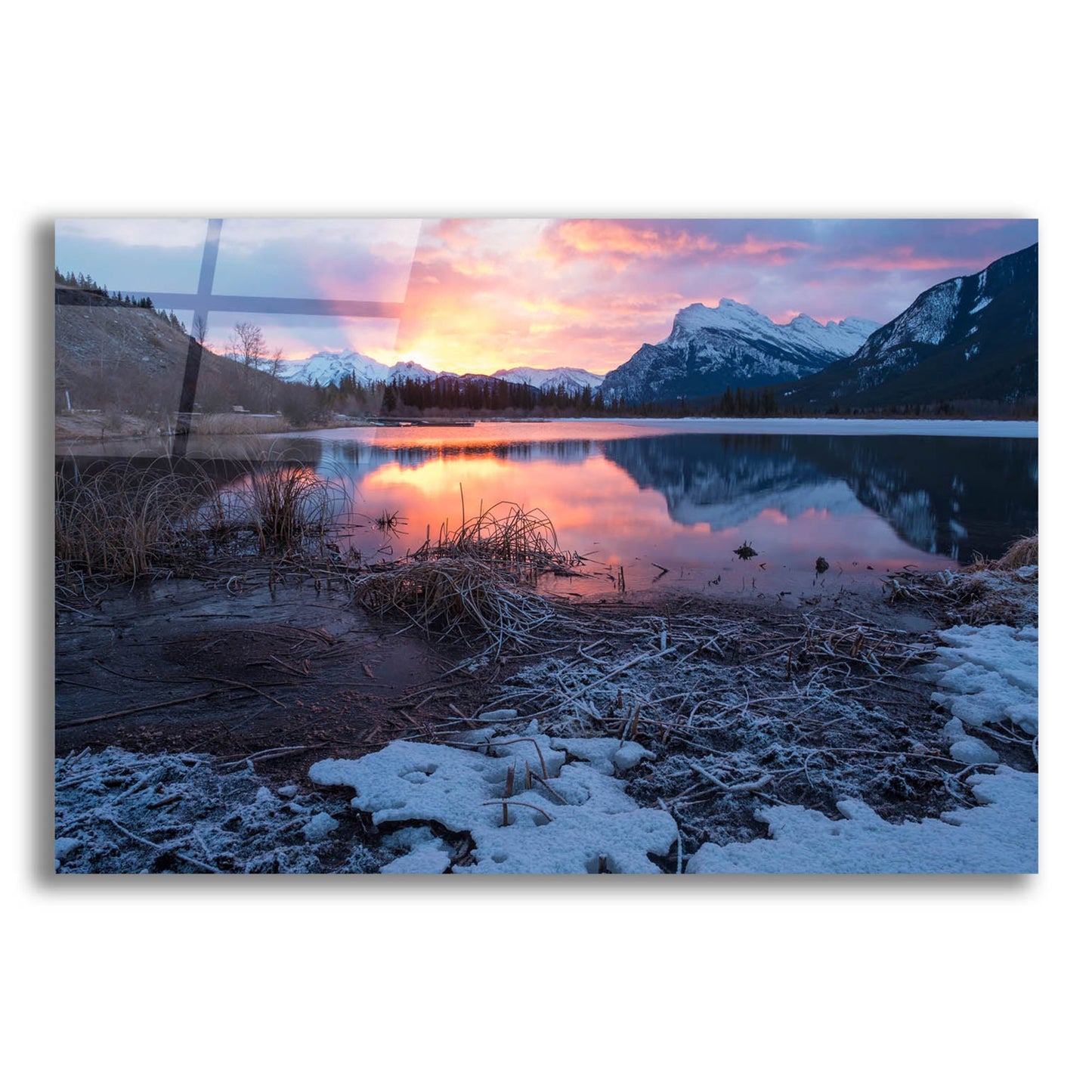 Epic Art 'Pyramid Lake 4' by Joe Reimer Photography, Acrylic Glass Wall Art,16x12