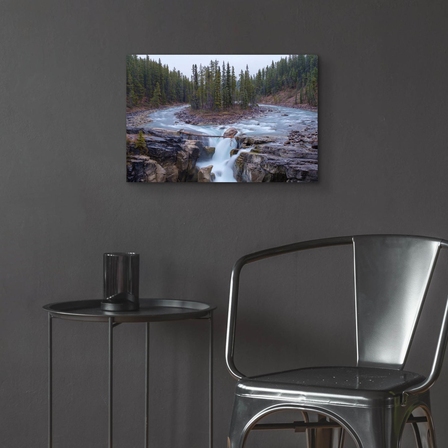 Epic Art 'Sunwapta Falls 1' by Joe Reimer Photography, Acrylic Glass Wall Art,24x16