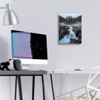 Epic Art 'Sunwapta Falls 2' by Joe Reimer Photography, Acrylic Glass Wall Art,12x16