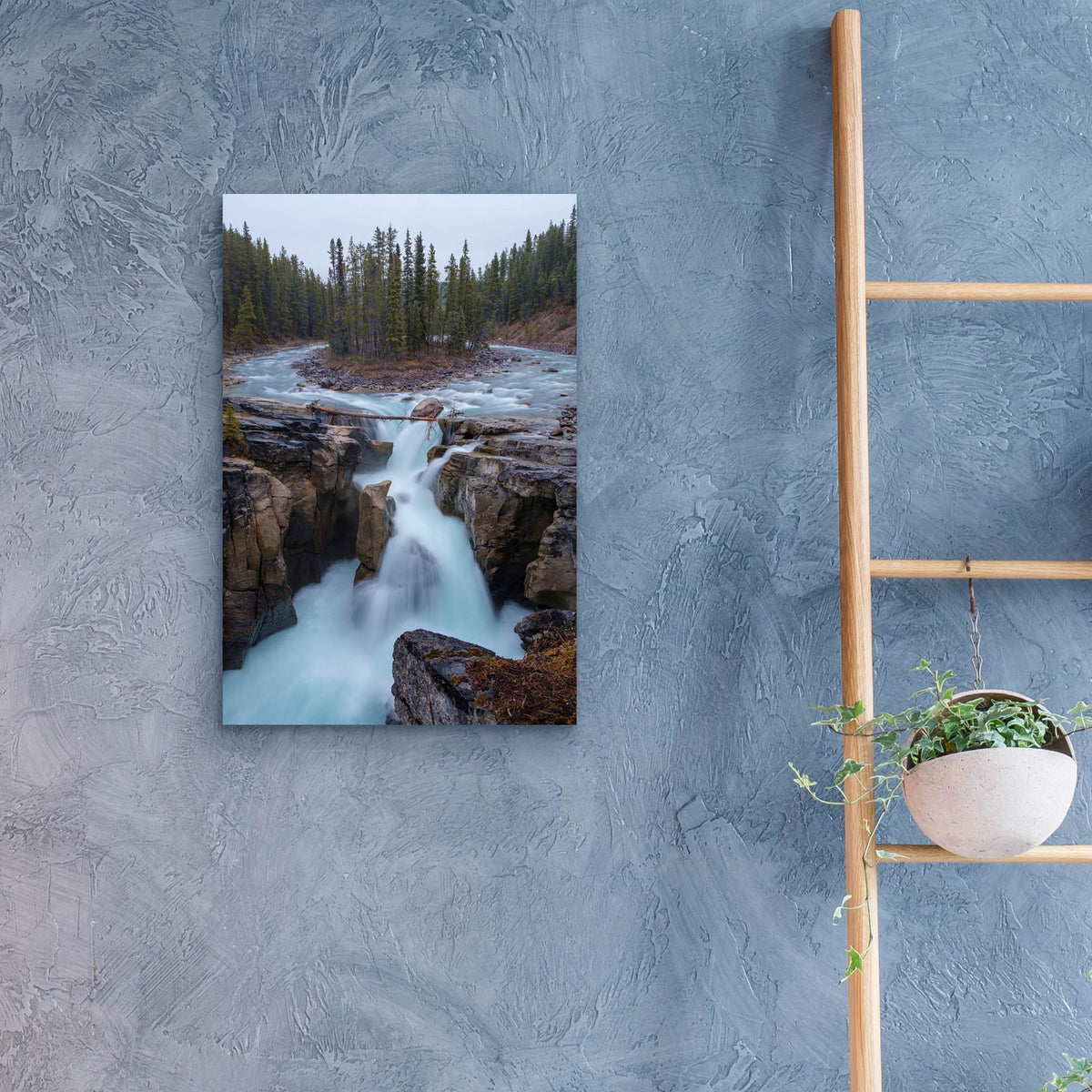 Epic Art 'Sunwapta Falls 2' by Joe Reimer Photography, Acrylic Glass Wall Art,16x24