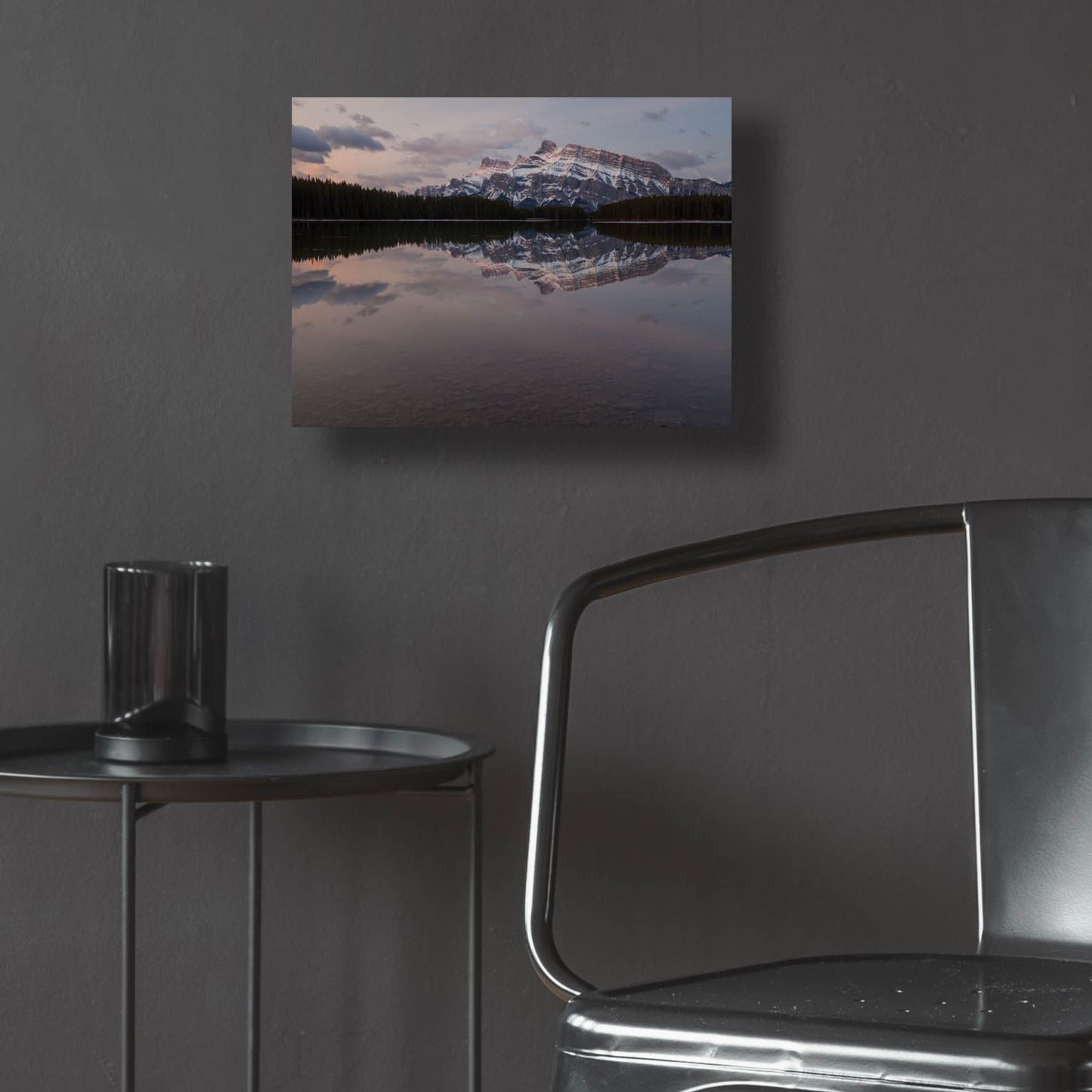 Epic Art 'Two Jack Lake 1' by Joe Reimer Photography, Acrylic Glass Wall Art,16x12