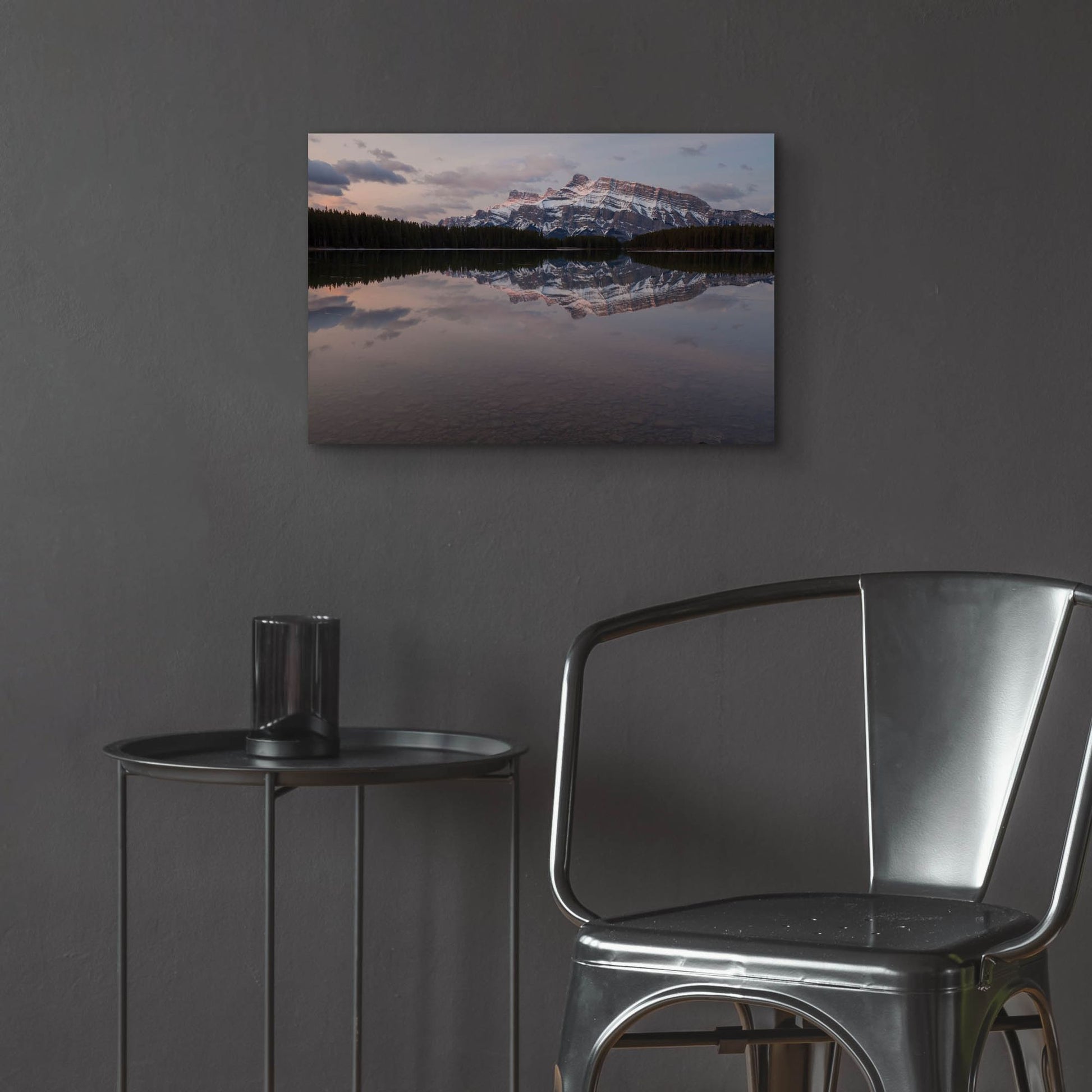 Epic Art 'Two Jack Lake 1' by Joe Reimer Photography, Acrylic Glass Wall Art,24x16