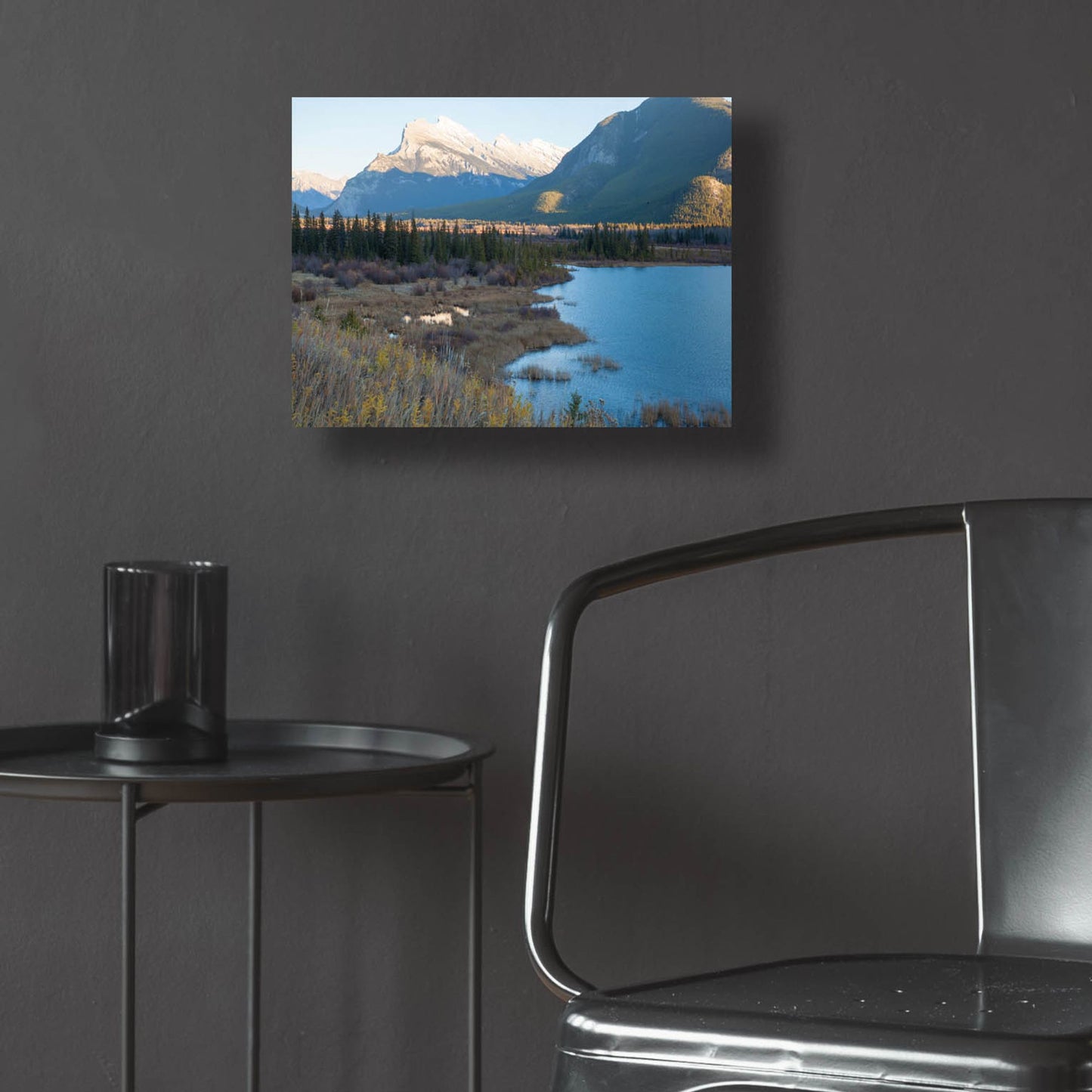 Epic Art 'Vermillion Lakes 1' by Joe Reimer Photography, Acrylic Glass Wall Art,16x12