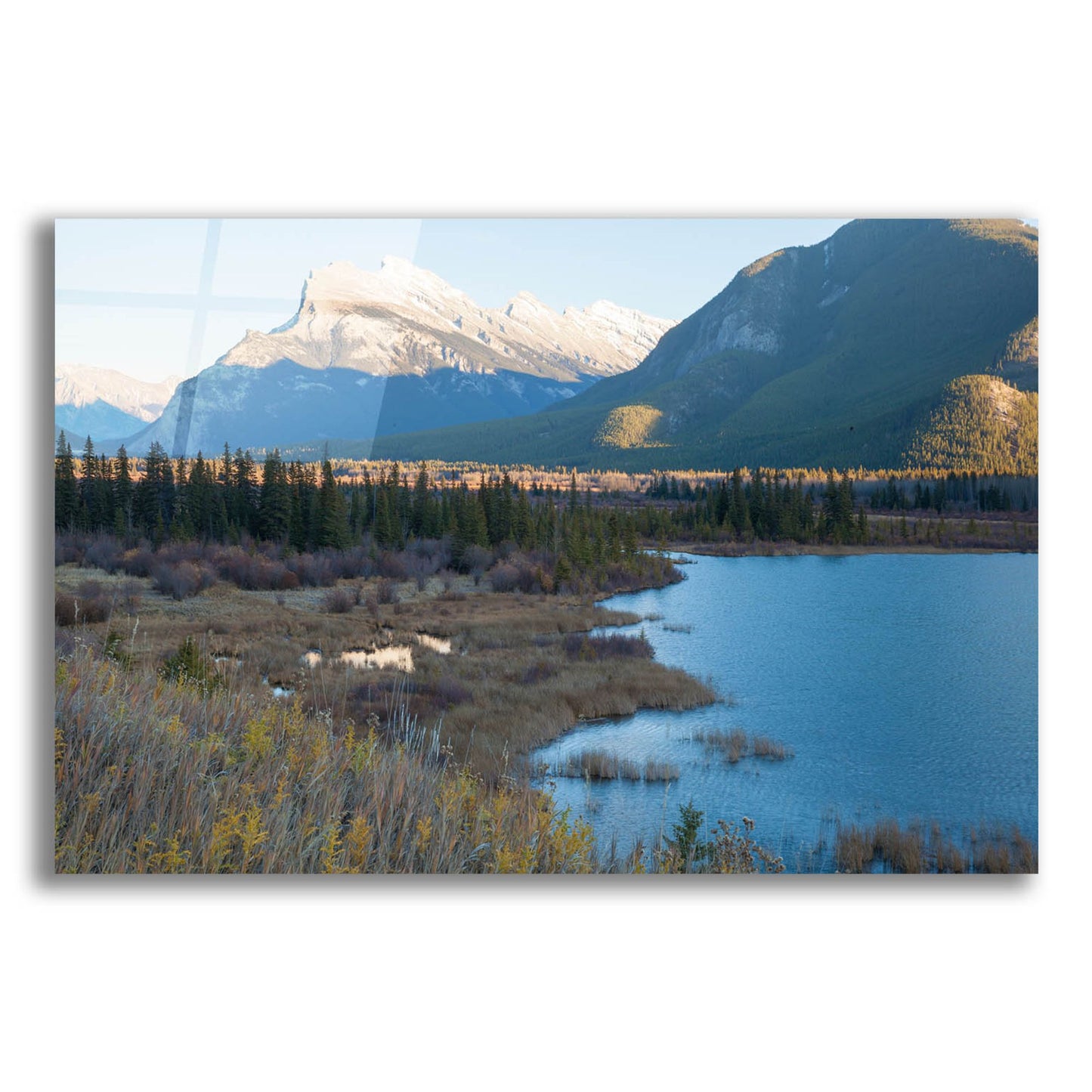 Epic Art 'Vermillion Lakes 1' by Joe Reimer Photography, Acrylic Glass Wall Art,16x12