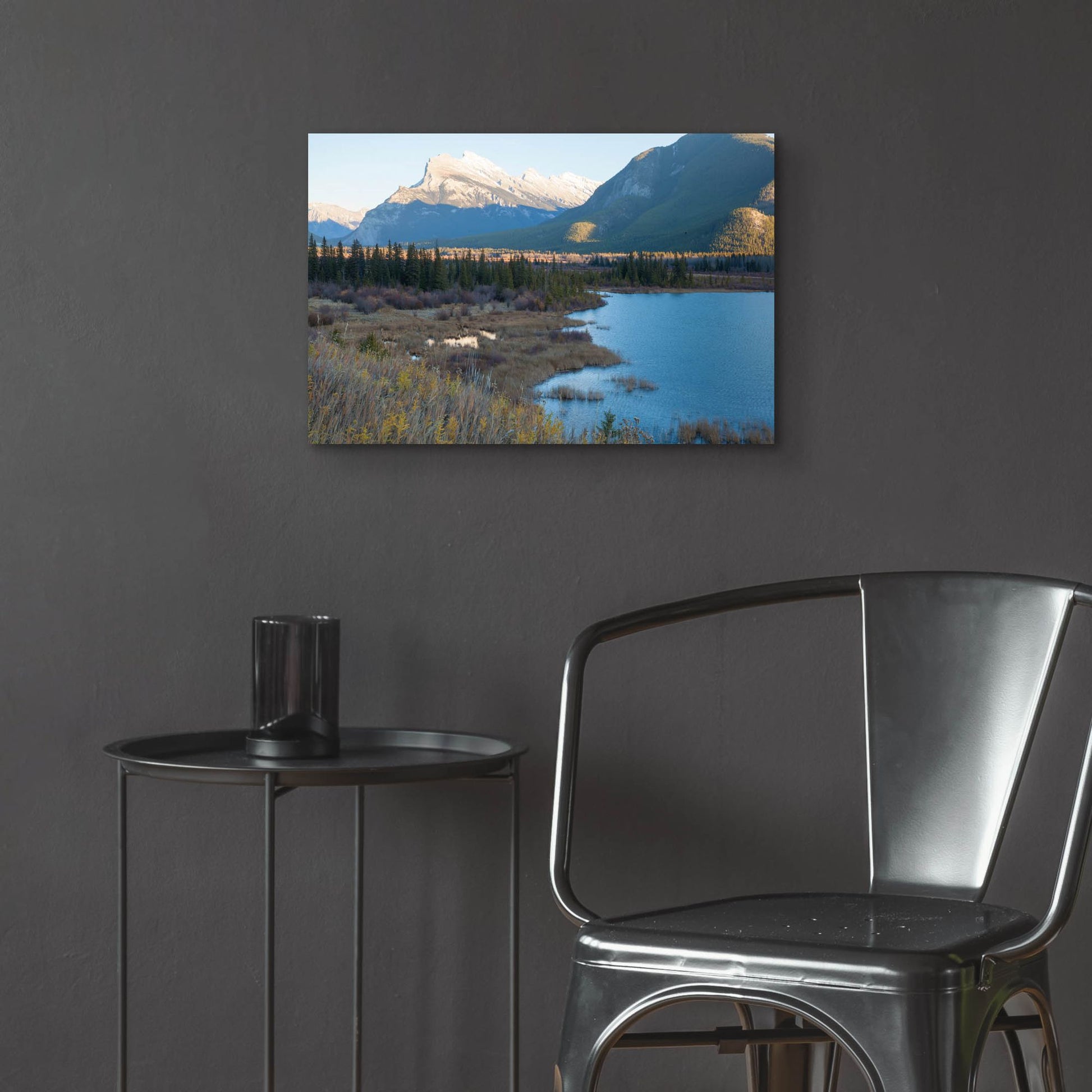 Epic Art 'Vermillion Lakes 1' by Joe Reimer Photography, Acrylic Glass Wall Art,24x16