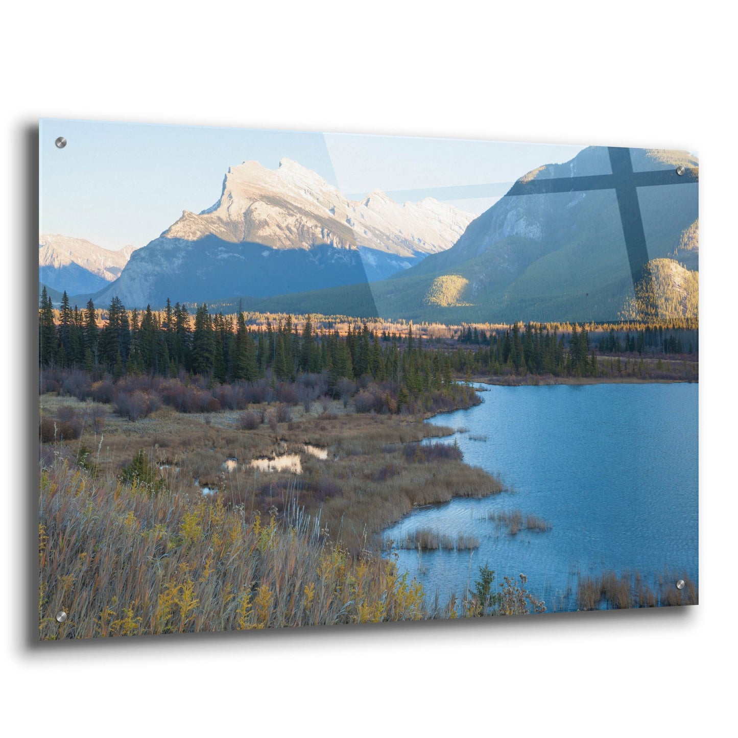 Epic Art 'Vermillion Lakes 1' by Joe Reimer Photography, Acrylic Glass Wall Art,36x24