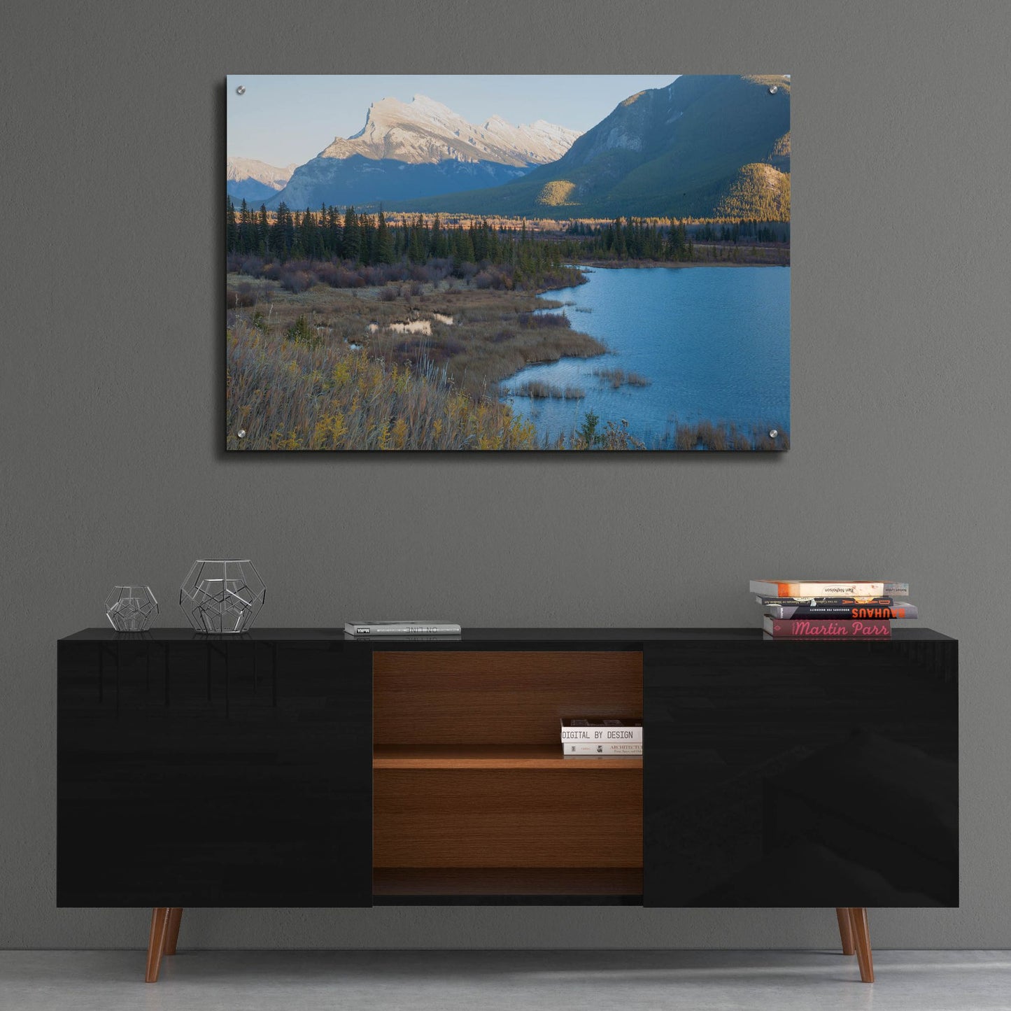 Epic Art 'Vermillion Lakes 1' by Joe Reimer Photography, Acrylic Glass Wall Art,36x24