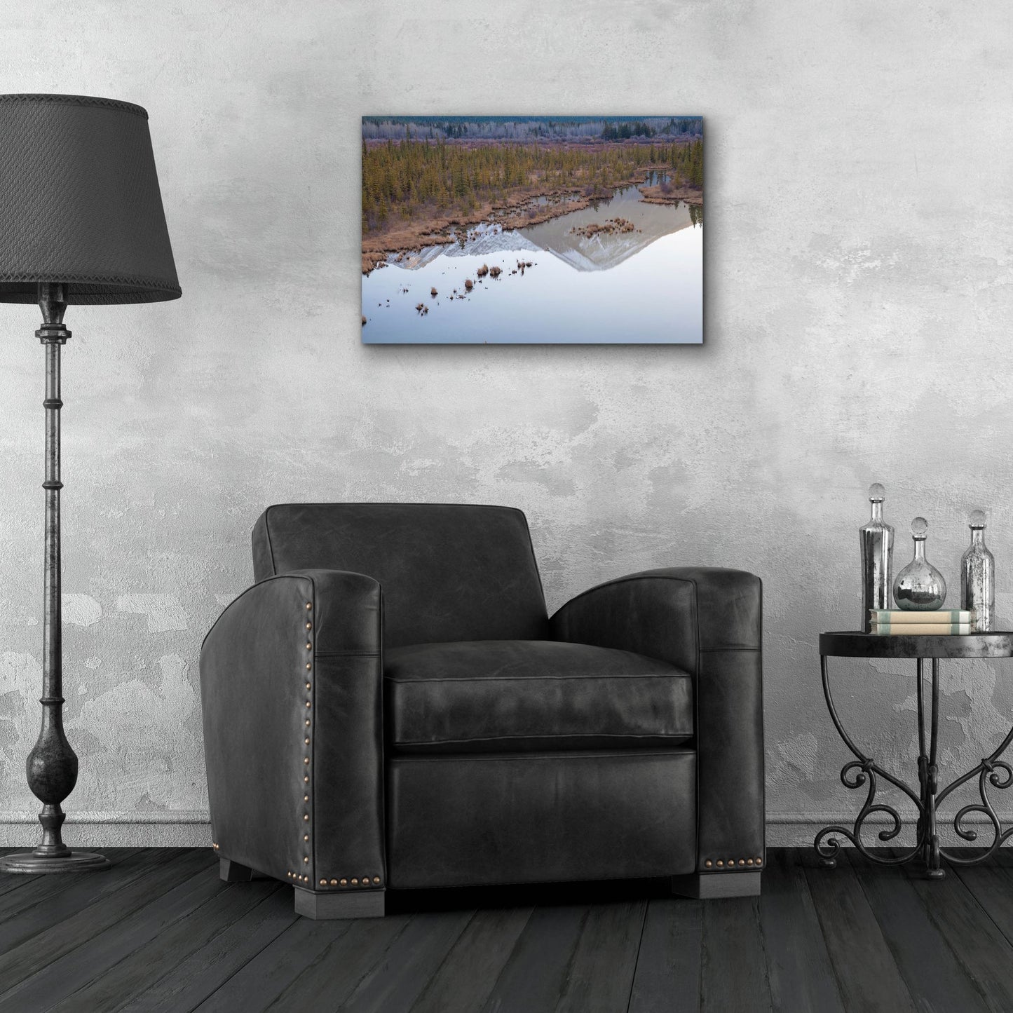 Epic Art 'Vermillion Lakes 2' by Joe Reimer Photography, Acrylic Glass Wall Art,24x16