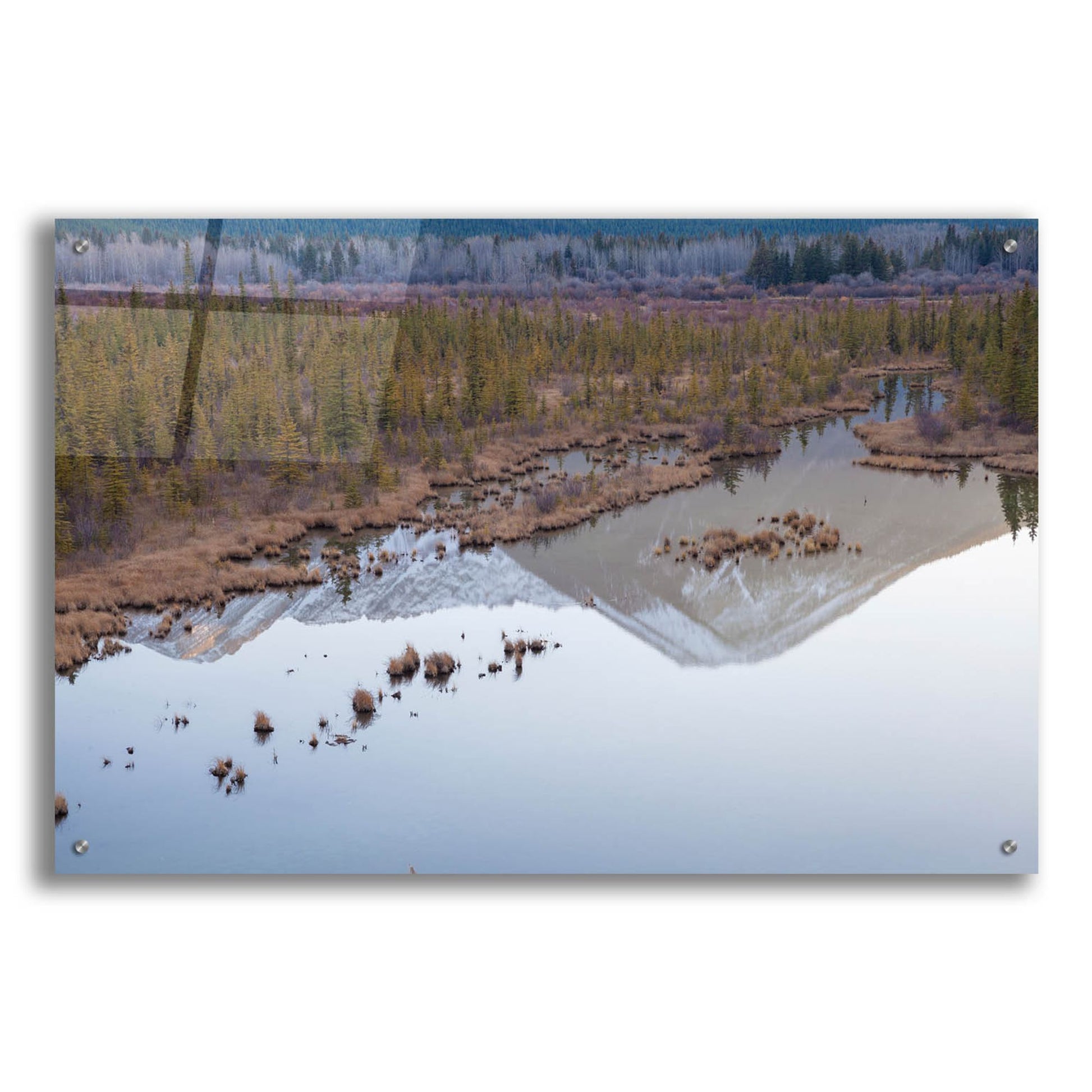 Epic Art 'Vermillion Lakes 2' by Joe Reimer Photography, Acrylic Glass Wall Art,36x24