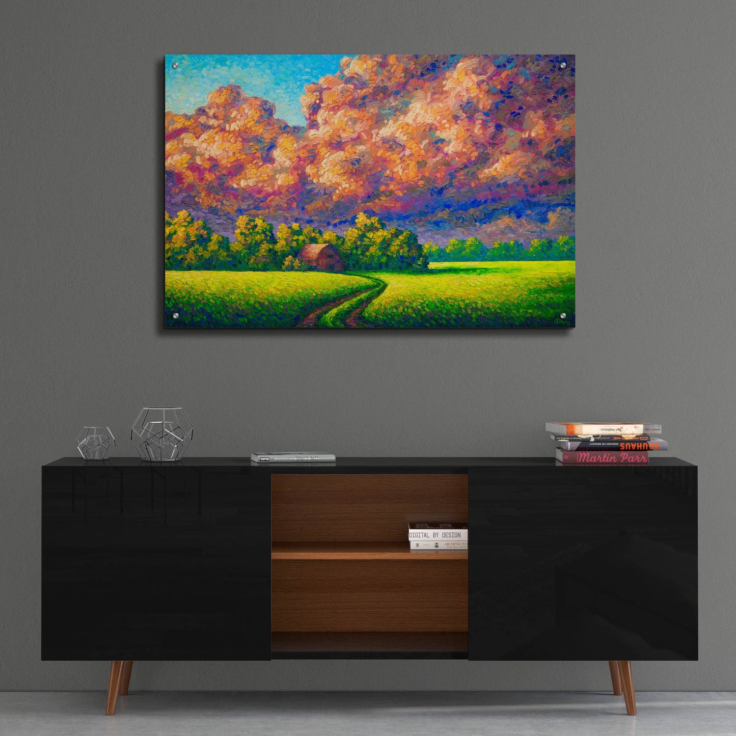 Epic Art 'August Storm' by Joe Reimer, Acrylic Glass Wall Art,36x24