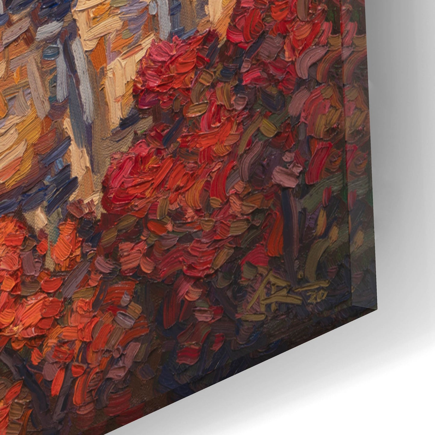 Epic Art 'Autumn At Gibraltar Rock' by Joe Reimer, Acrylic Glass Wall Art,16x12