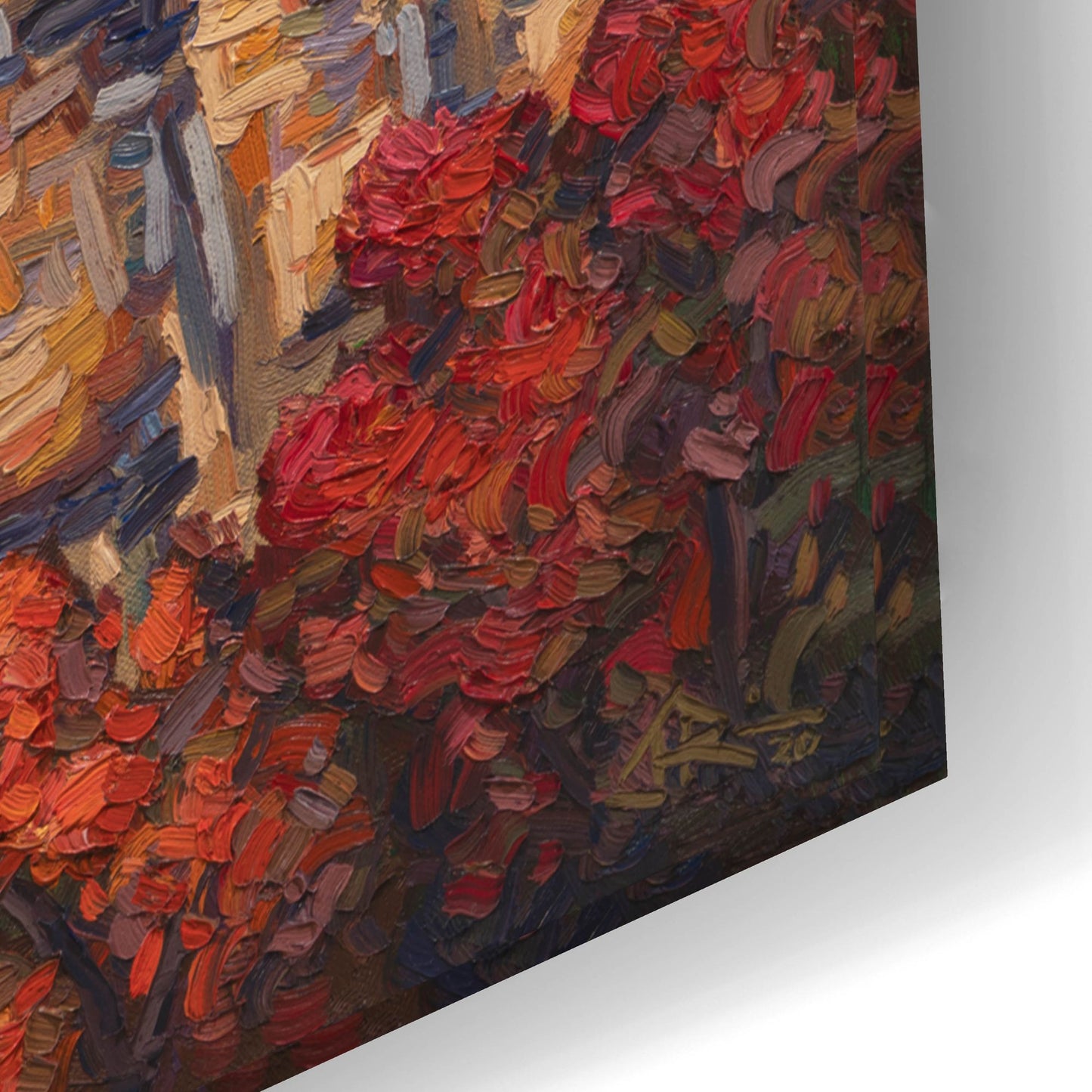 Epic Art 'Autumn At Gibraltar Rock' by Joe Reimer, Acrylic Glass Wall Art,24x16