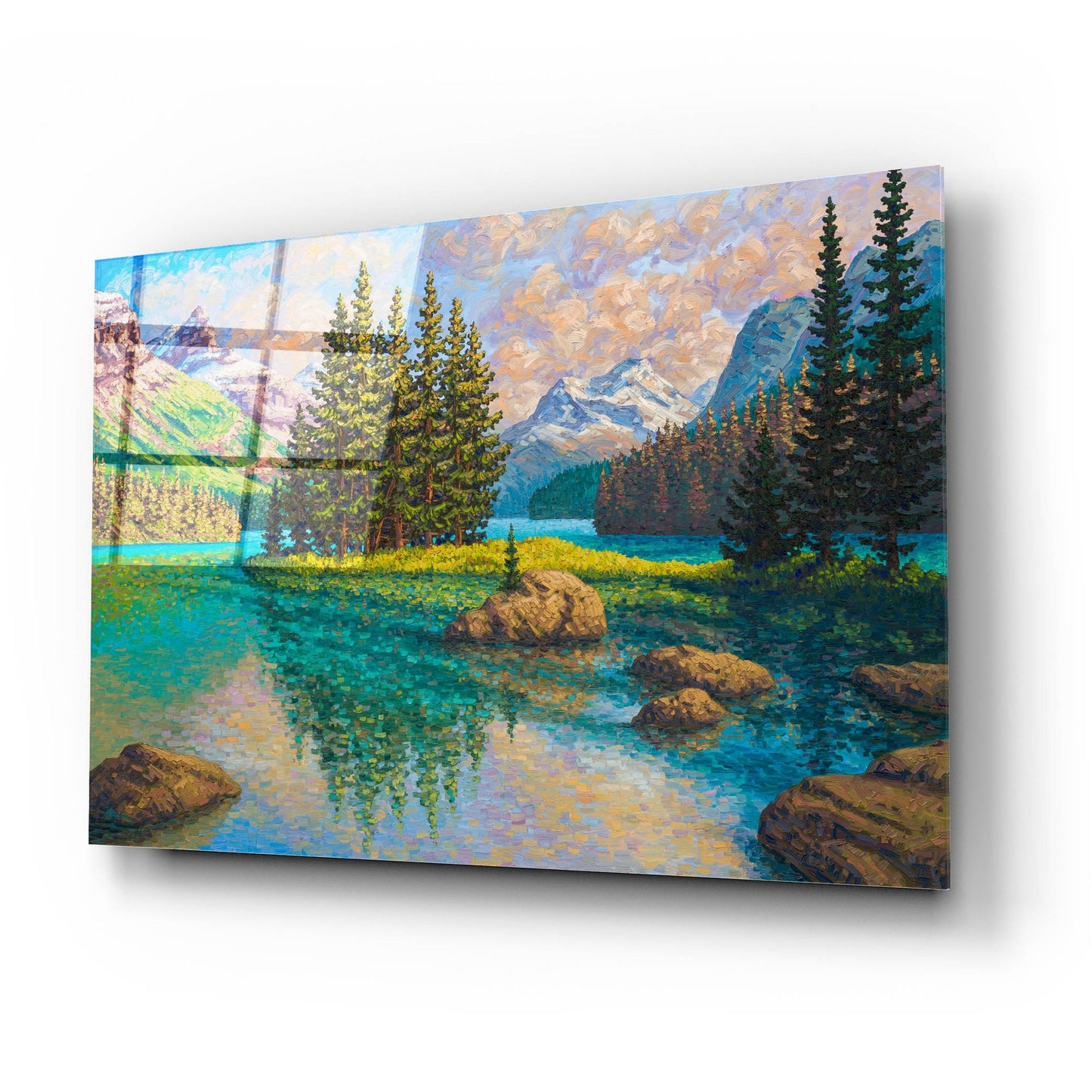 Epic Art 'Spirit Of Maligne' by Joe Reimer, Acrylic Glass Wall Art,24x16