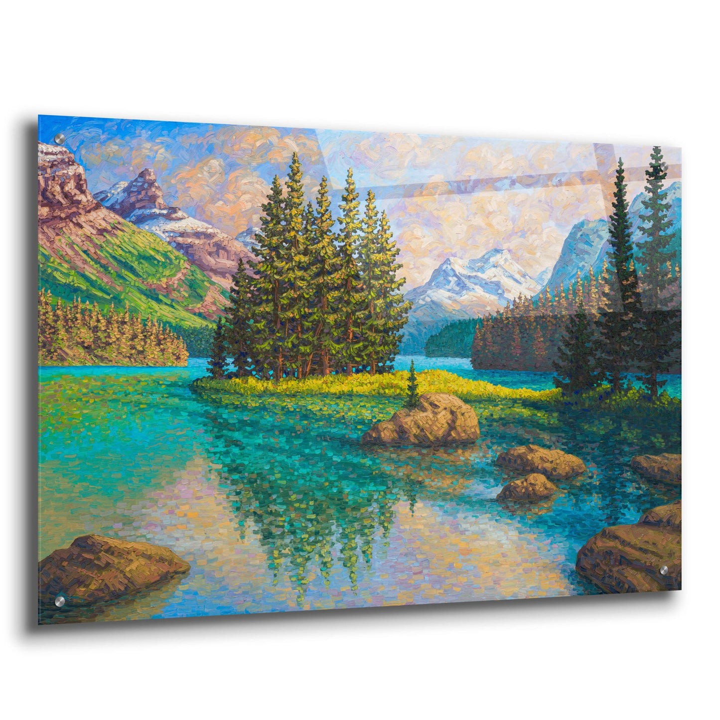 Epic Art 'Spirit Of Maligne' by Joe Reimer, Acrylic Glass Wall Art,36x24