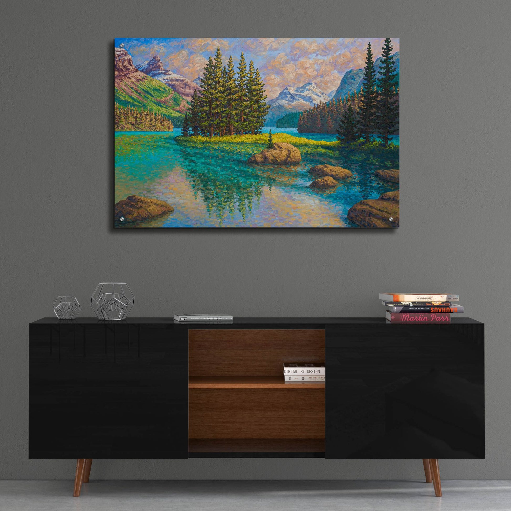 Epic Art 'Spirit Of Maligne' by Joe Reimer, Acrylic Glass Wall Art,36x24