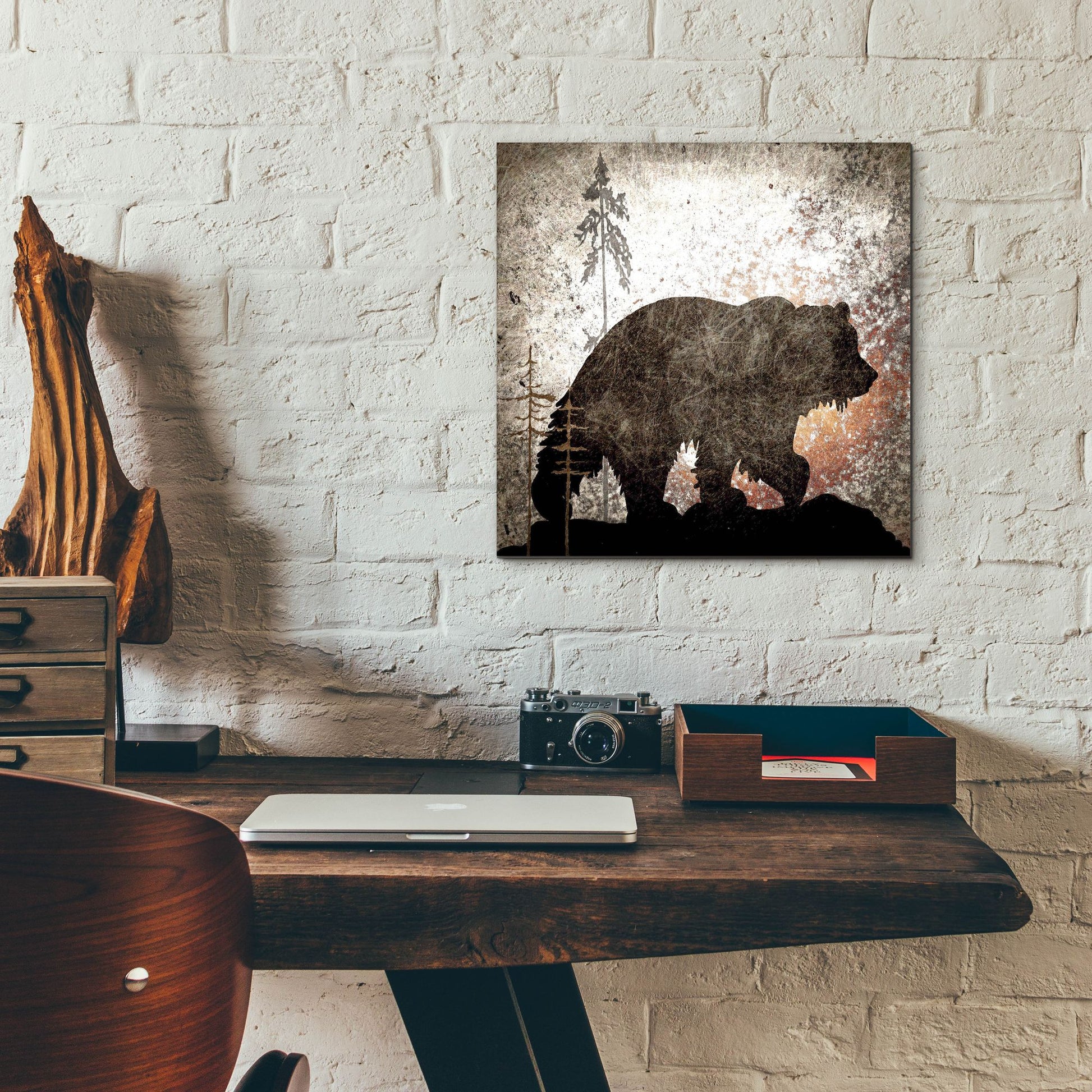 Epic Art 'Calling Bear' by Lightbox Journal, Acrylic Glass Wall Art,12x12