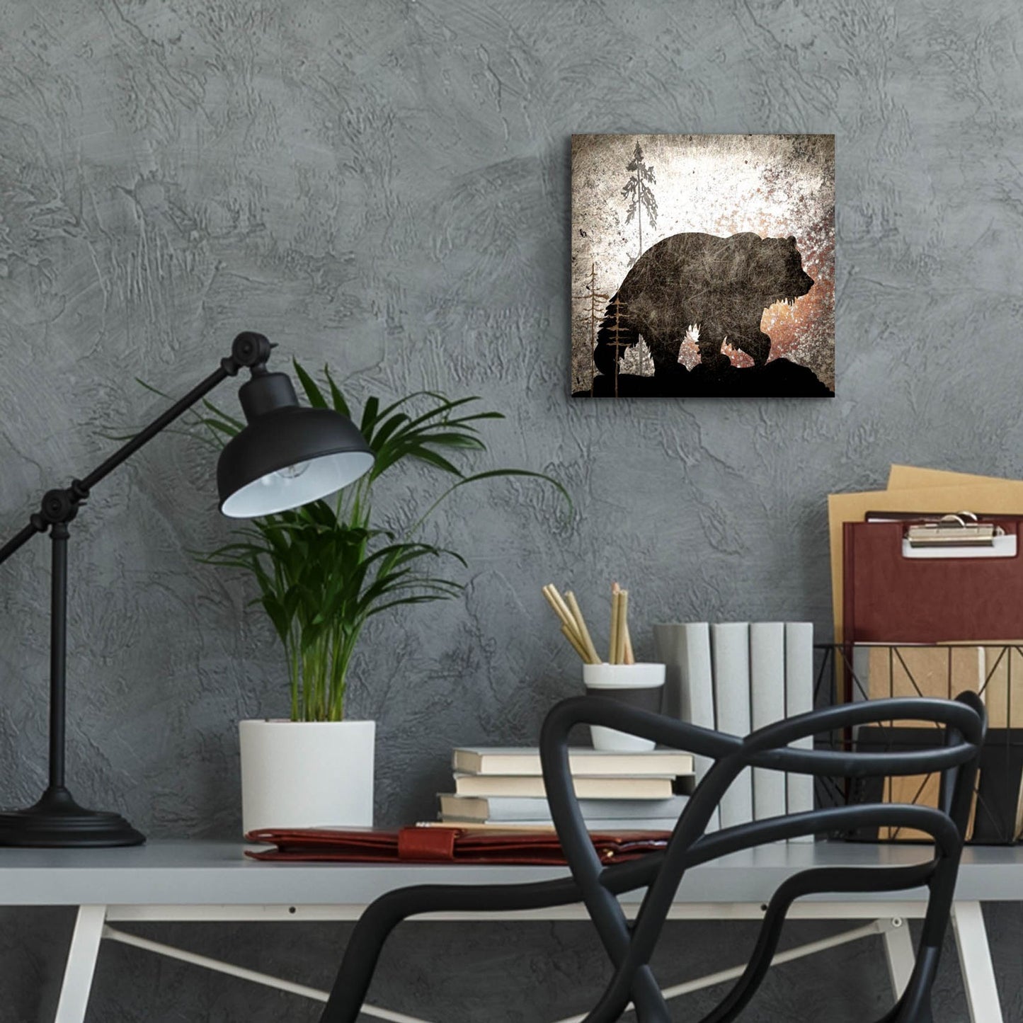 Epic Art 'Calling Bear' by Lightbox Journal, Acrylic Glass Wall Art,12x12