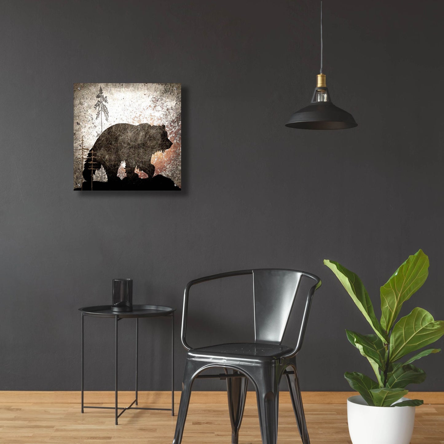 Epic Art 'Calling Bear' by Lightbox Journal, Acrylic Glass Wall Art,24x24