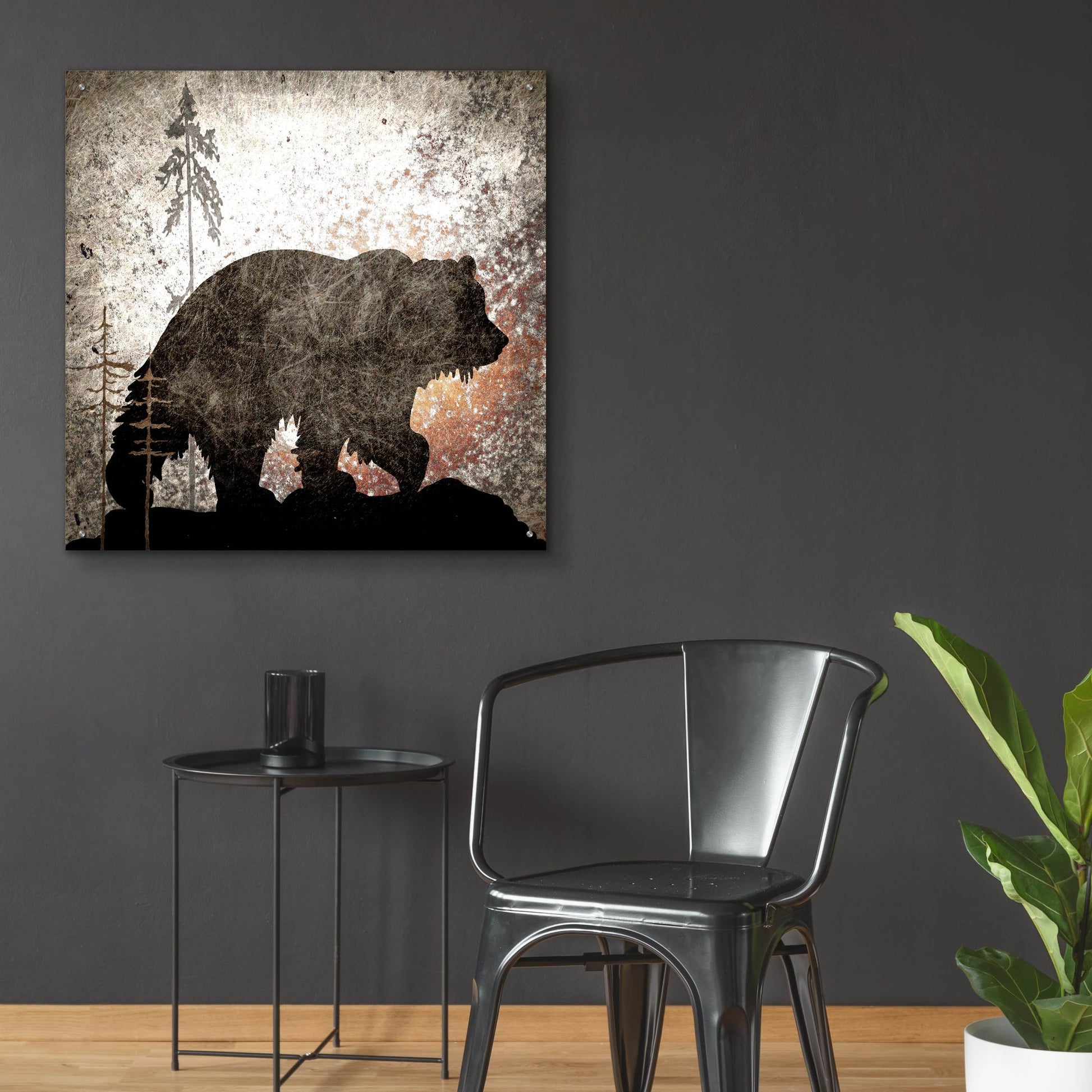 Epic Art 'Calling Bear' by Lightbox Journal, Acrylic Glass Wall Art,36x36