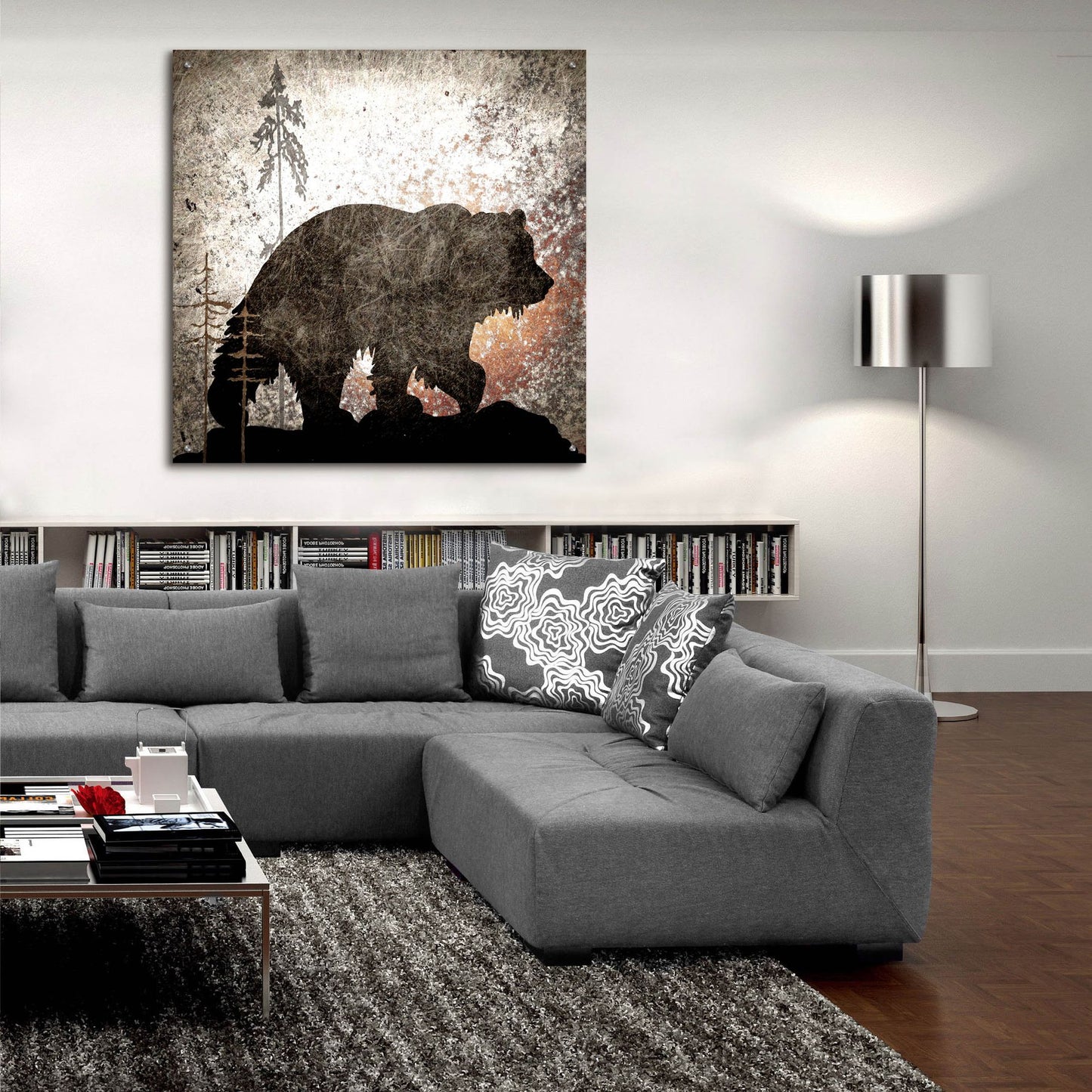 Epic Art 'Calling Bear' by Lightbox Journal, Acrylic Glass Wall Art,36x36