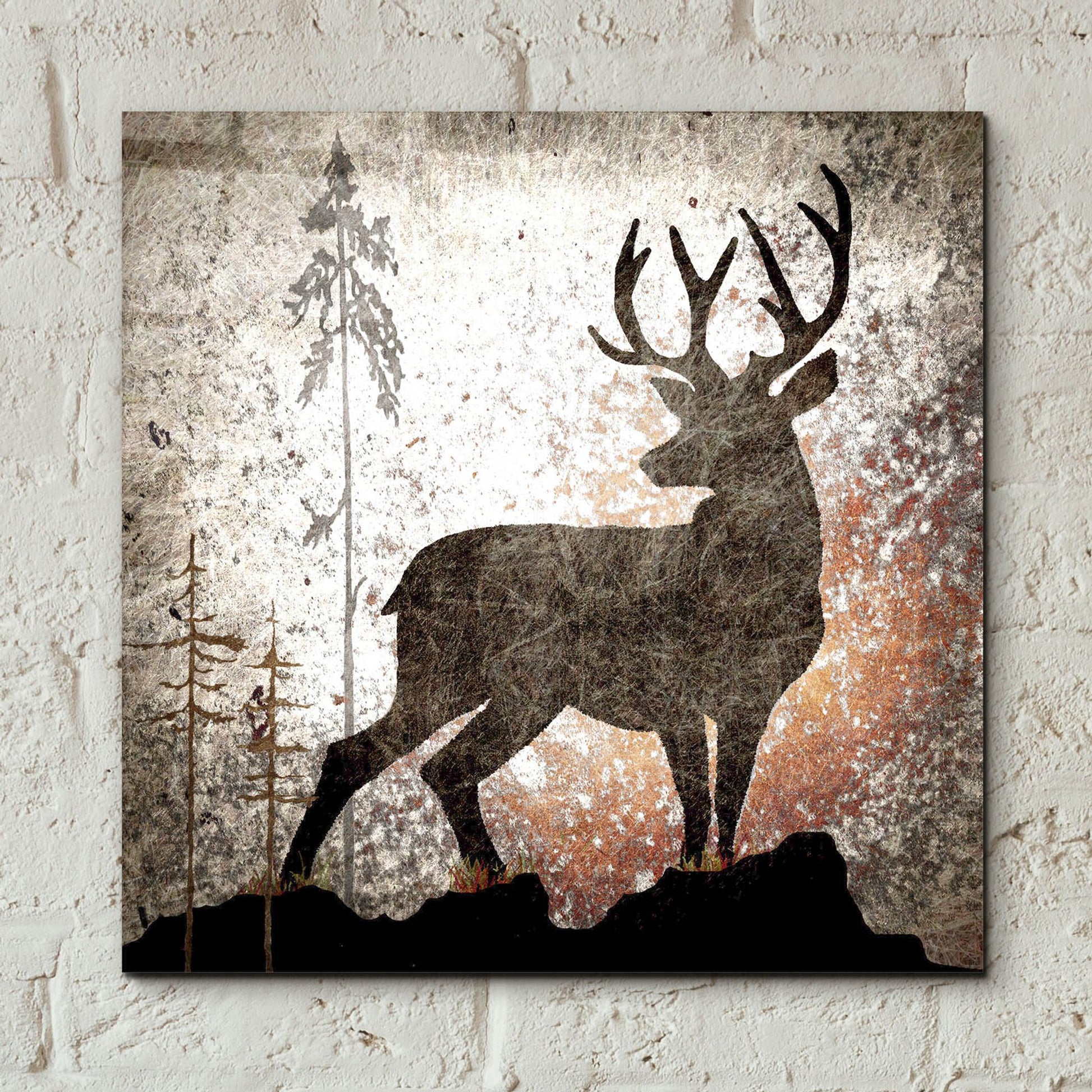 Epic Art 'Calling Deer' by Lightbox Journal, Acrylic Glass Wall Art,12x12