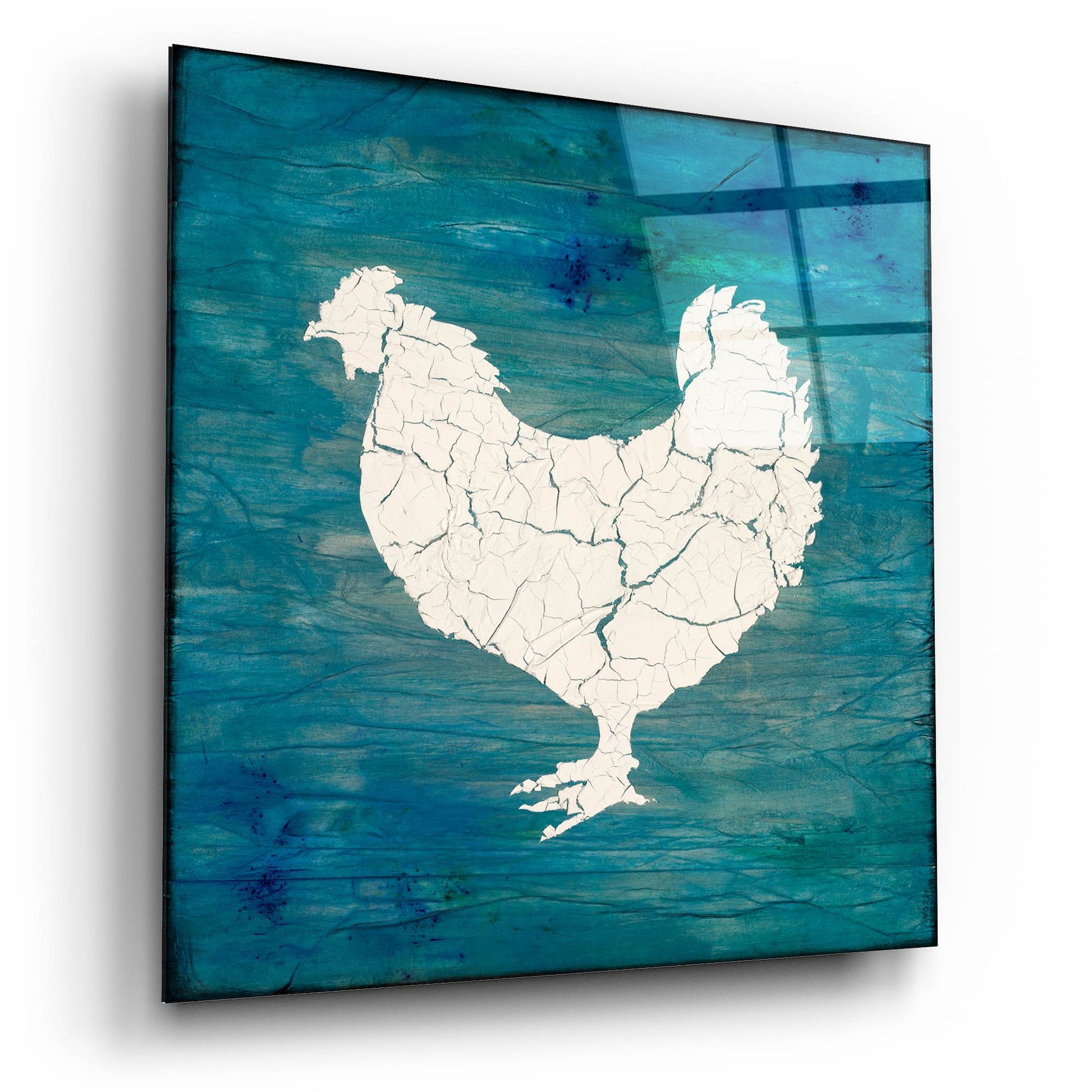 Epic Art 'Farm Chicken' by Lightbox Journal, Acrylic Glass Wall Art,12x12