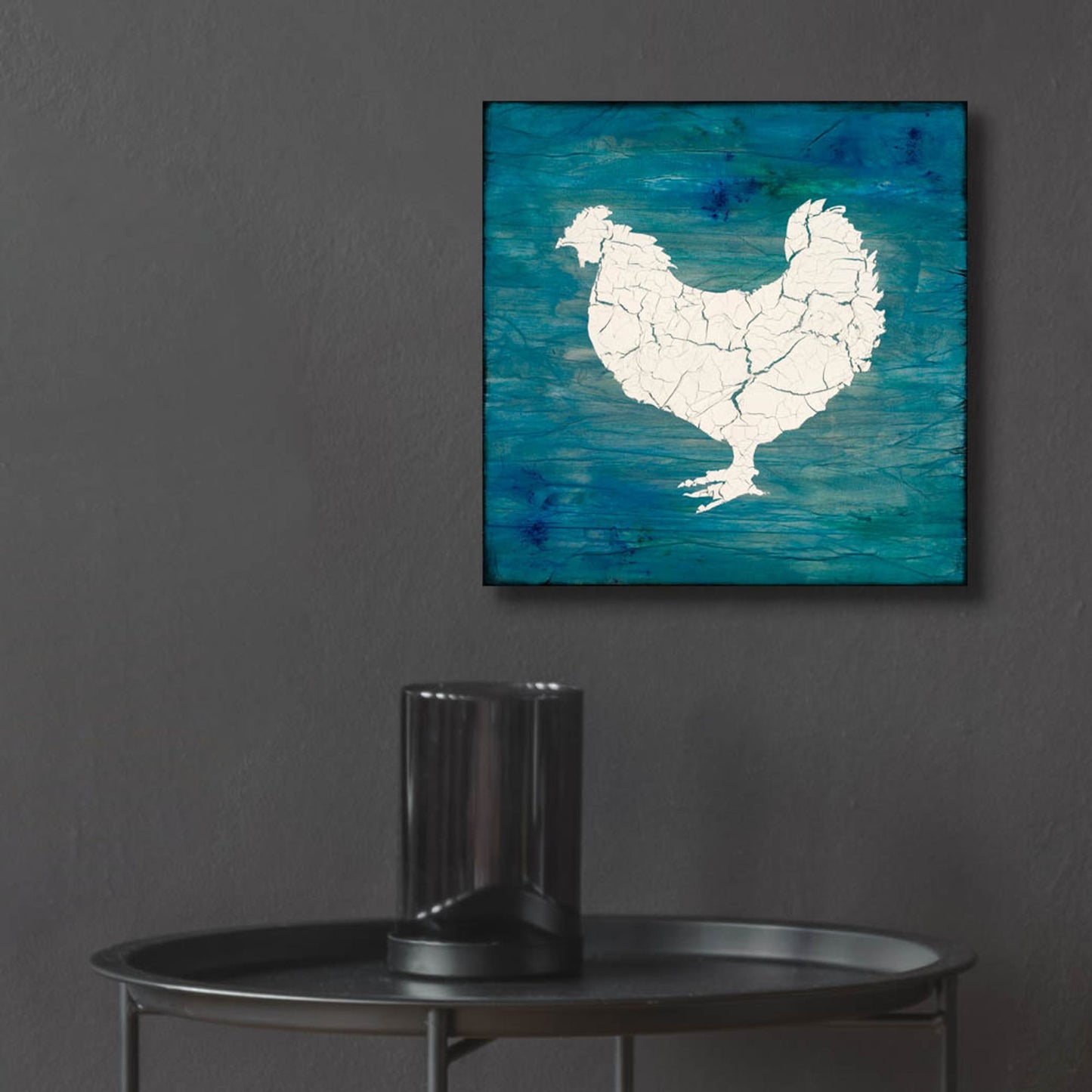 Epic Art 'Farm Chicken' by Lightbox Journal, Acrylic Glass Wall Art,12x12