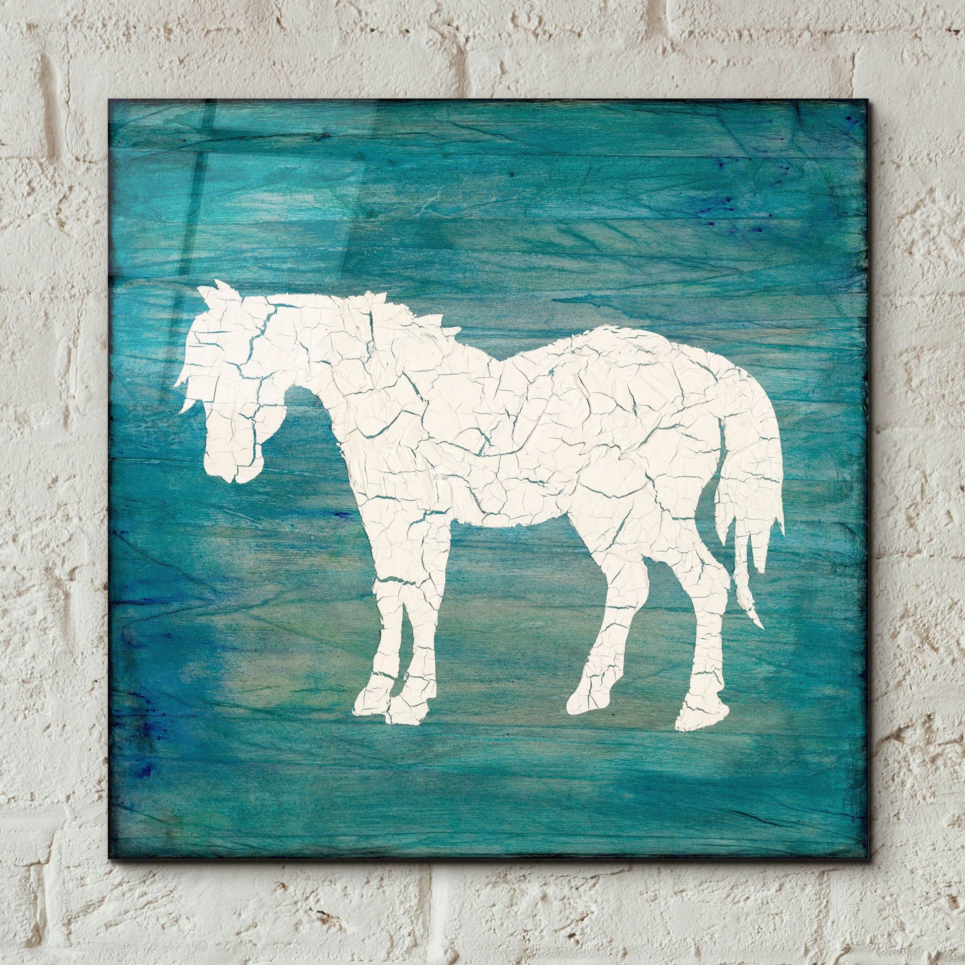 Epic Art 'Farm Horse' by Lightbox Journal, Acrylic Glass Wall Art,12x12