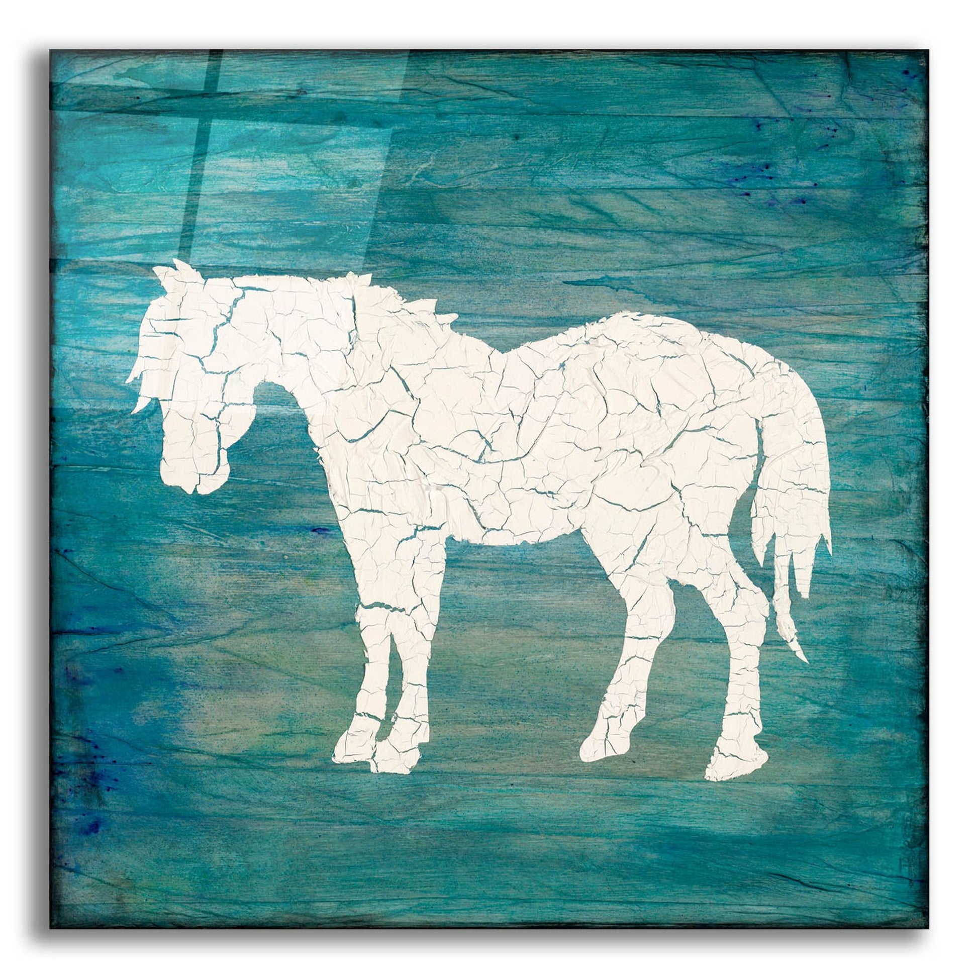 Epic Art 'Farm Horse' by Lightbox Journal, Acrylic Glass Wall Art,12x12