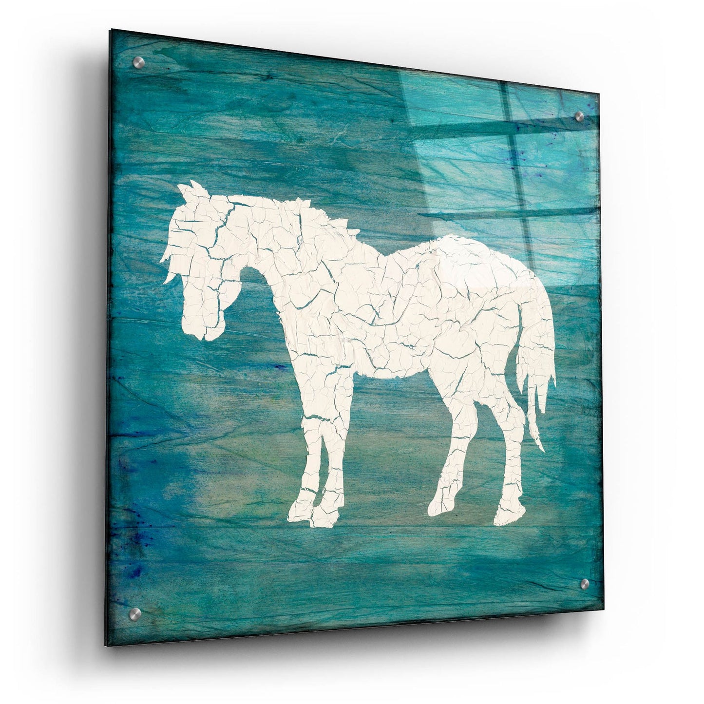 Epic Art 'Farm Horse' by Lightbox Journal, Acrylic Glass Wall Art,24x24