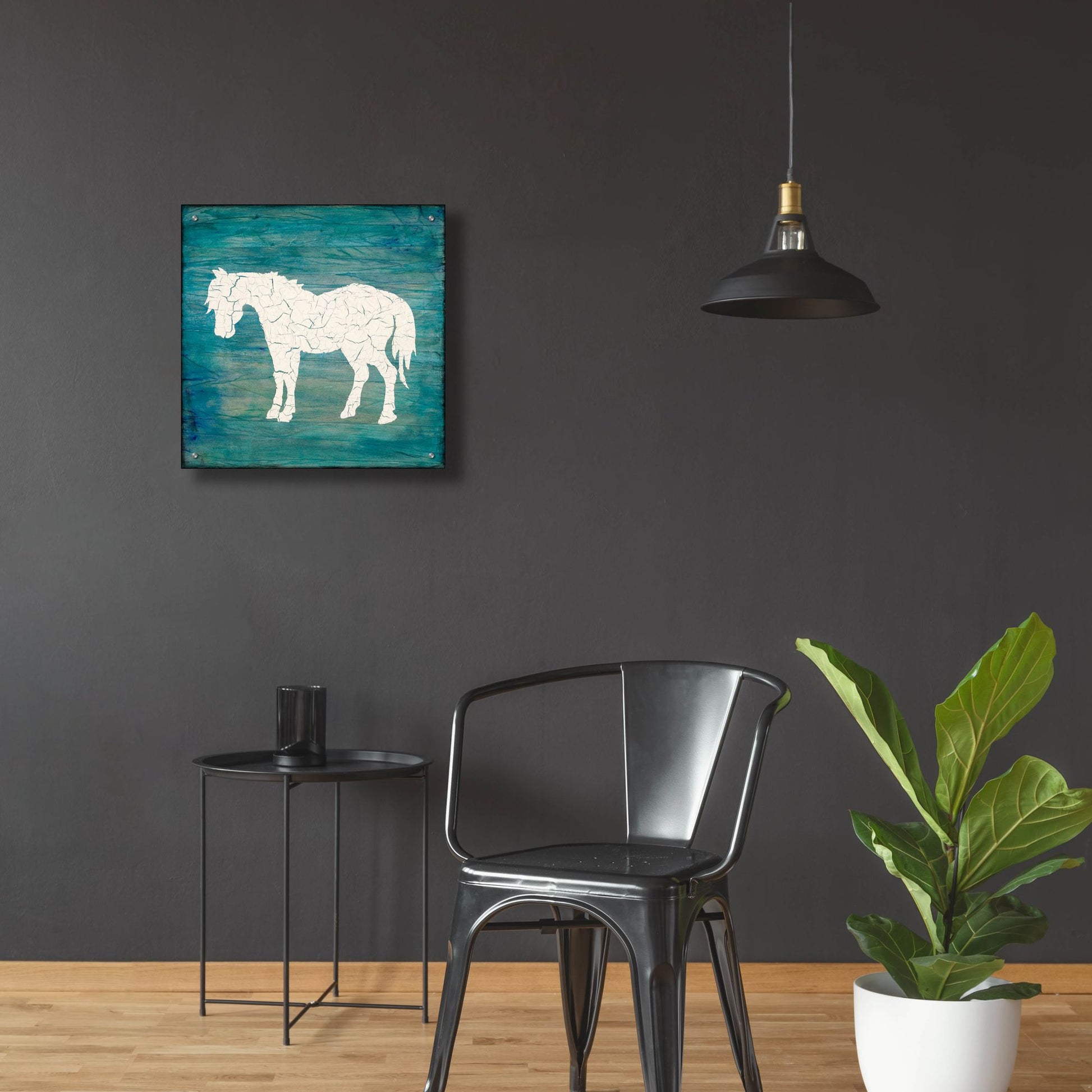 Epic Art 'Farm Horse' by Lightbox Journal, Acrylic Glass Wall Art,24x24