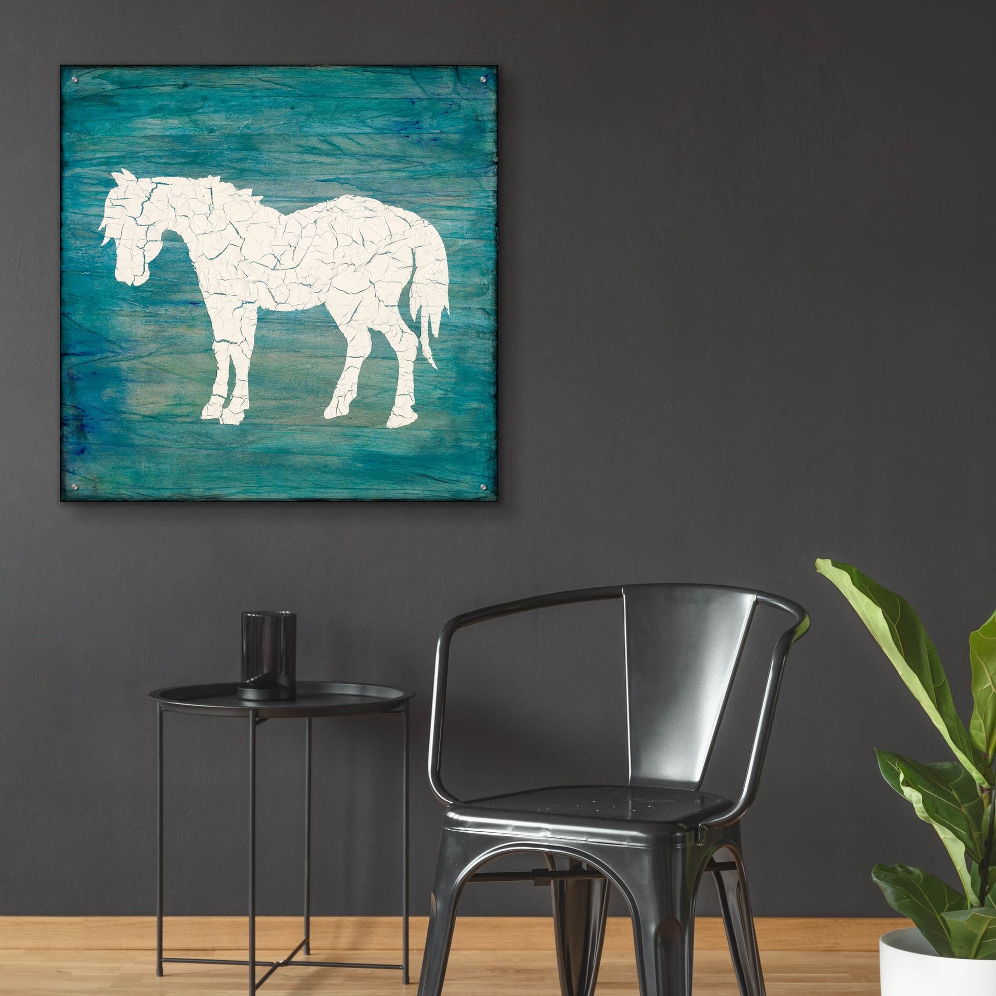 Epic Art 'Farm Horse' by Lightbox Journal, Acrylic Glass Wall Art,36x36