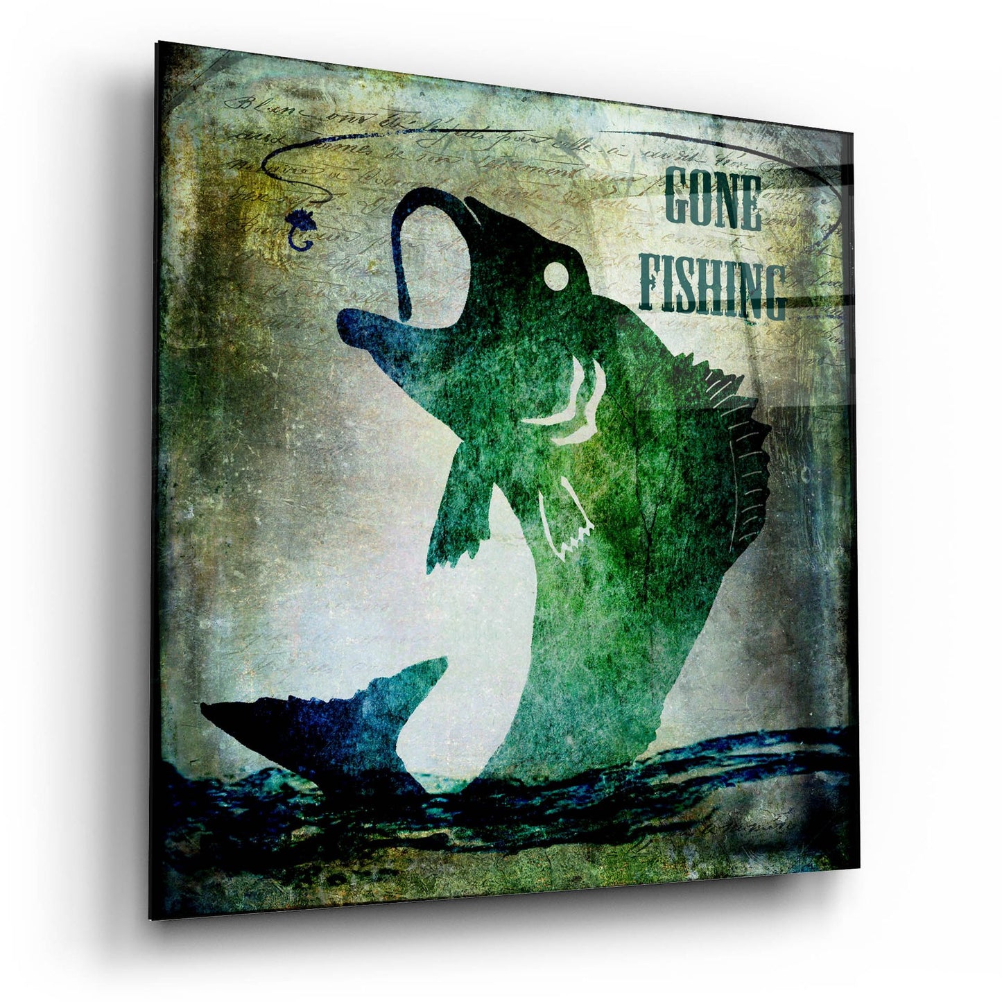 Epic Art 'Gone Fishing' by Lightbox Journal, Acrylic Glass Wall Art,12x12