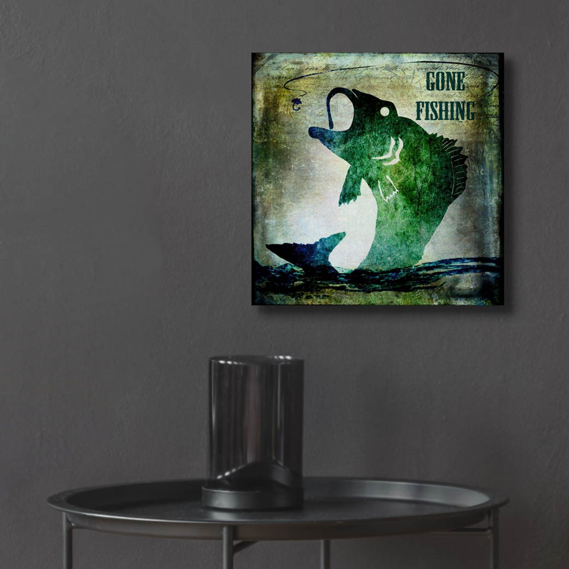 Epic Art 'Gone Fishing' by Lightbox Journal, Acrylic Glass Wall Art,12x12