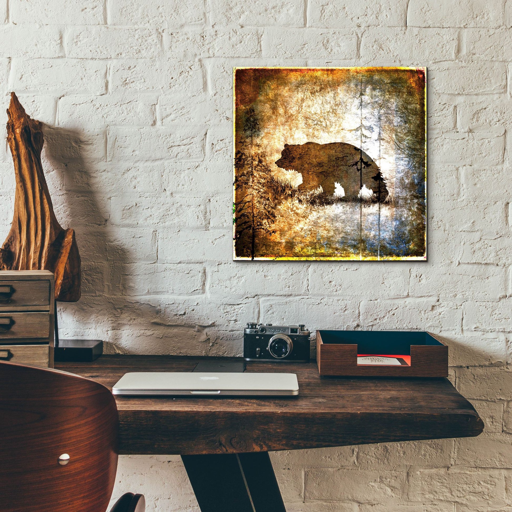 Epic Art 'High Country Bear' by Lightbox Journal, Acrylic Glass Wall Art,12x12