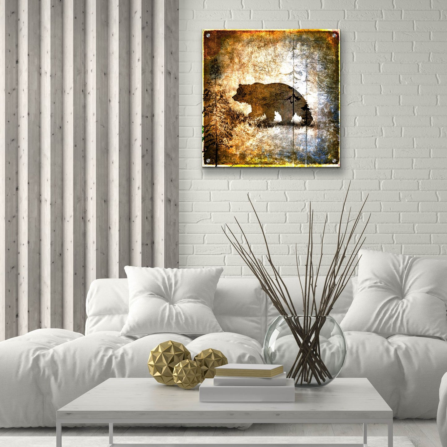 Epic Art 'High Country Bear' by Lightbox Journal, Acrylic Glass Wall Art,24x24