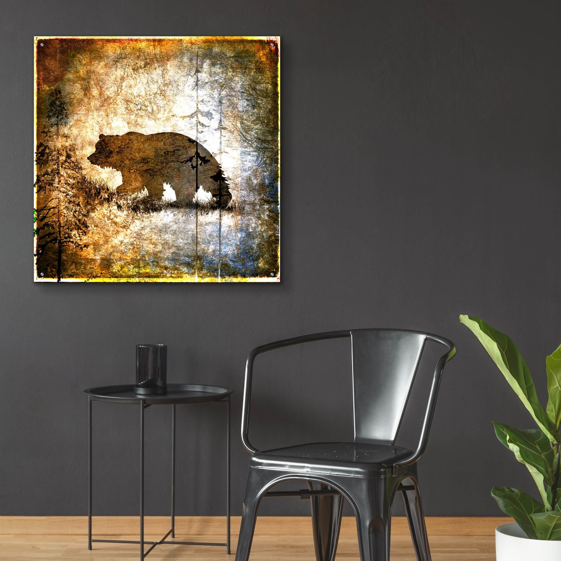 Epic Art 'High Country Bear' by Lightbox Journal, Acrylic Glass Wall Art,36x36