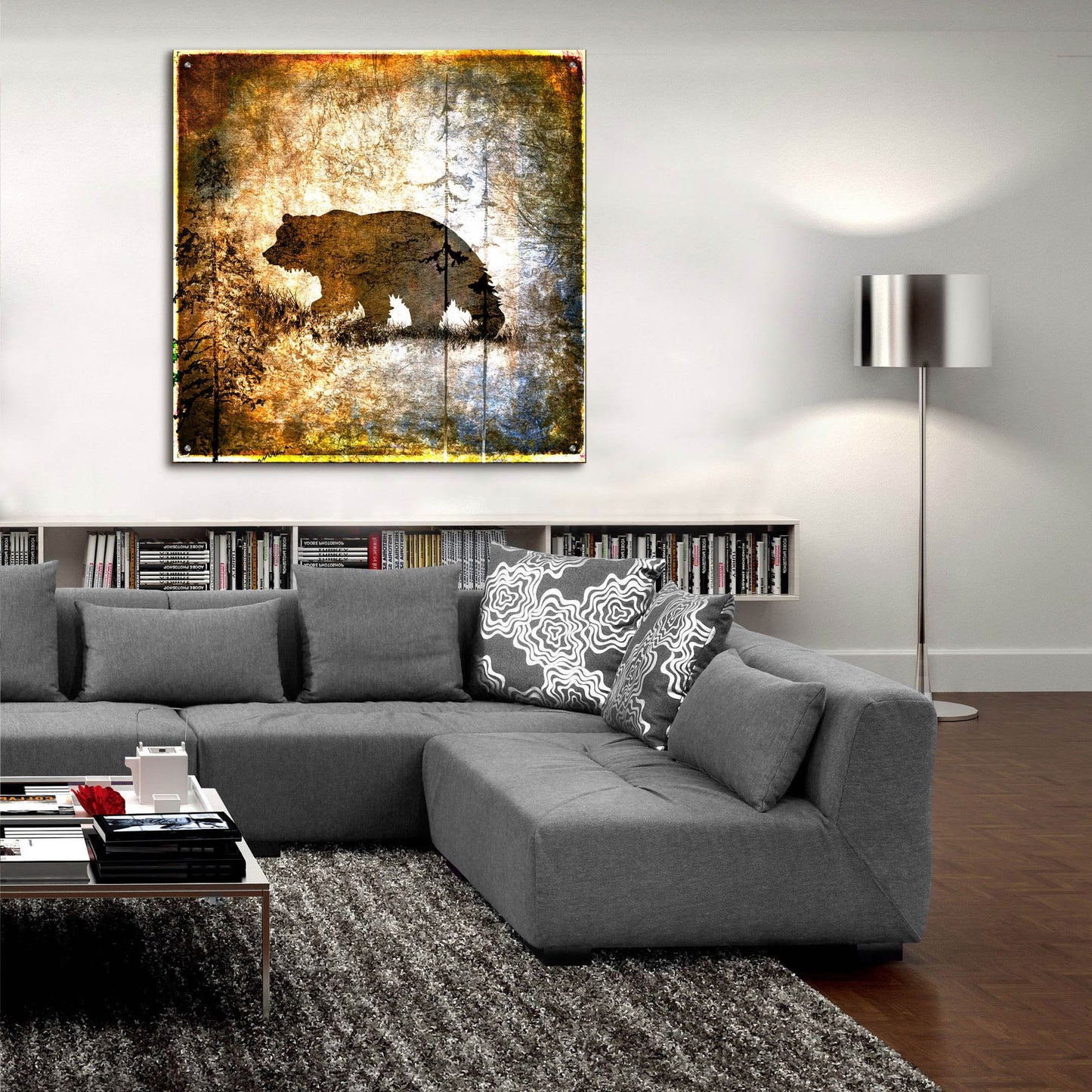 Epic Art 'High Country Bear' by Lightbox Journal, Acrylic Glass Wall Art,36x36