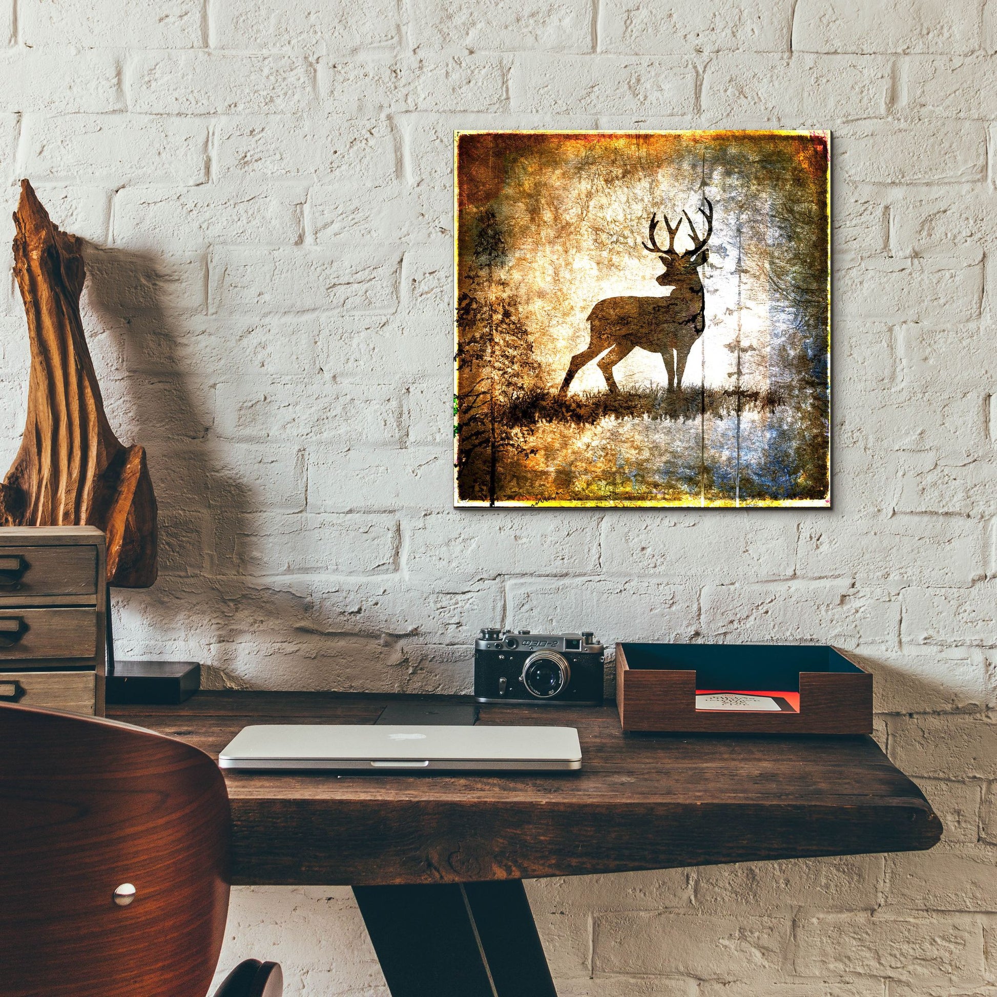 Epic Art 'High Country Deer' by Lightbox Journal, Acrylic Glass Wall Art,12x12