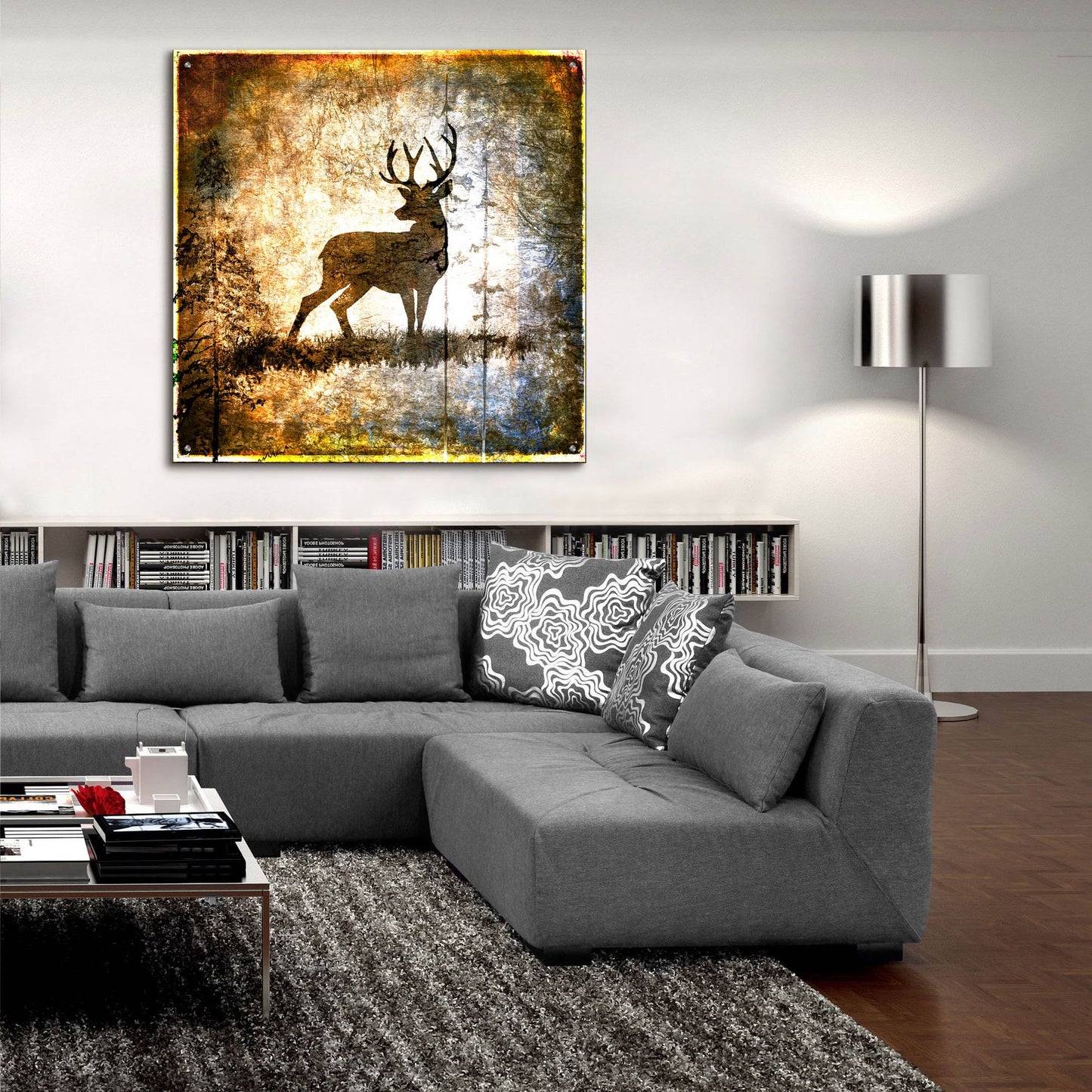 Epic Art 'High Country Deer' by Lightbox Journal, Acrylic Glass Wall Art,36x36