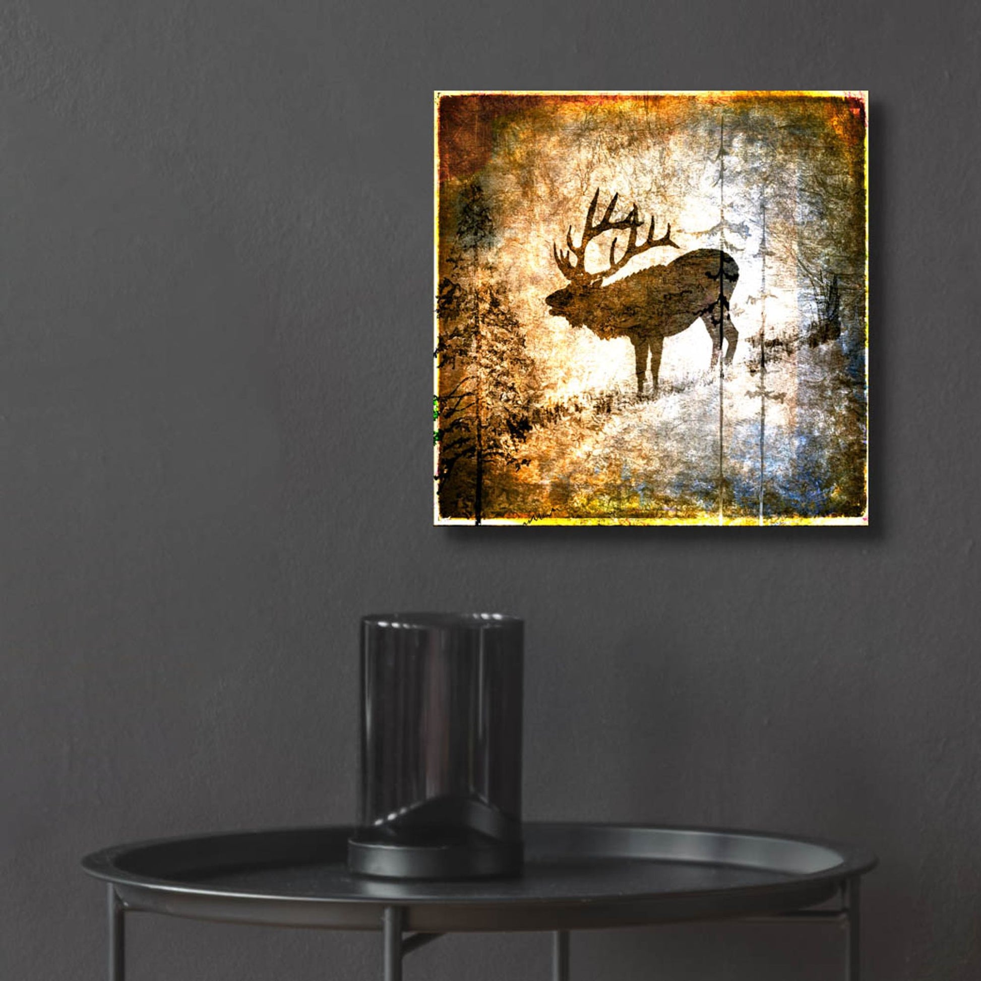 Epic Art 'High Country Elk' by Lightbox Journal, Acrylic Glass Wall Art,12x12