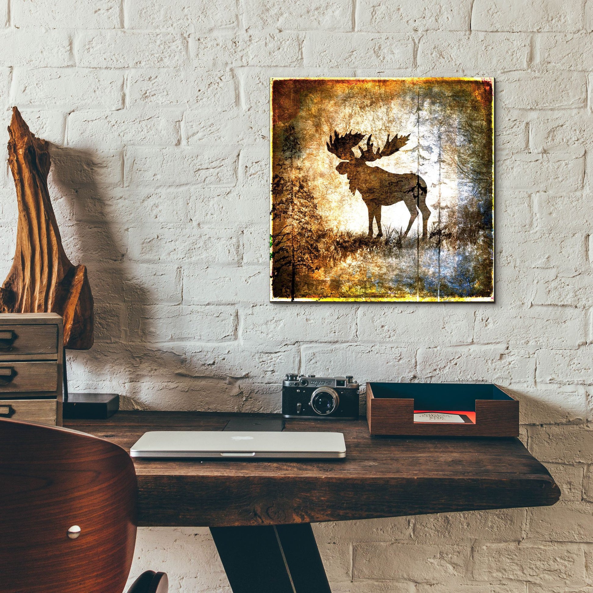 Epic Art 'High Country Moose' by Lightbox Journal, Acrylic Glass Wall Art,12x12