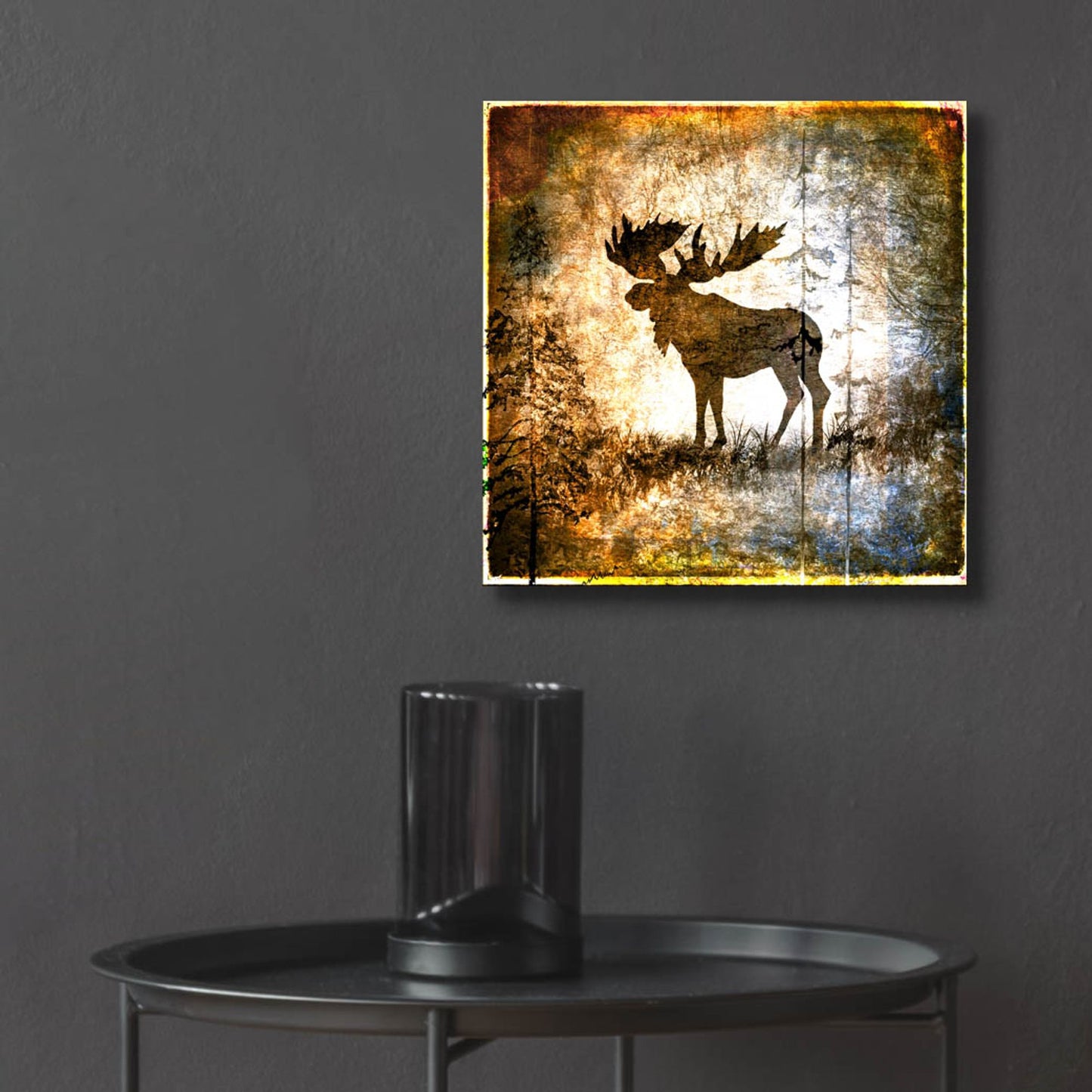 Epic Art 'High Country Moose' by Lightbox Journal, Acrylic Glass Wall Art,12x12