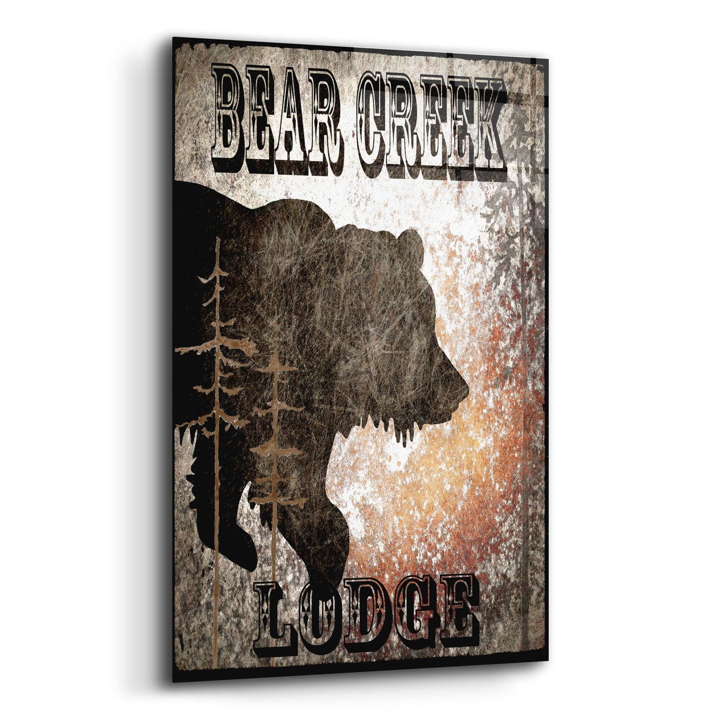 Epic Art 'Lodge Bear Creek Lodge' by Lightbox Journal, Acrylic Glass Wall Art,16x24