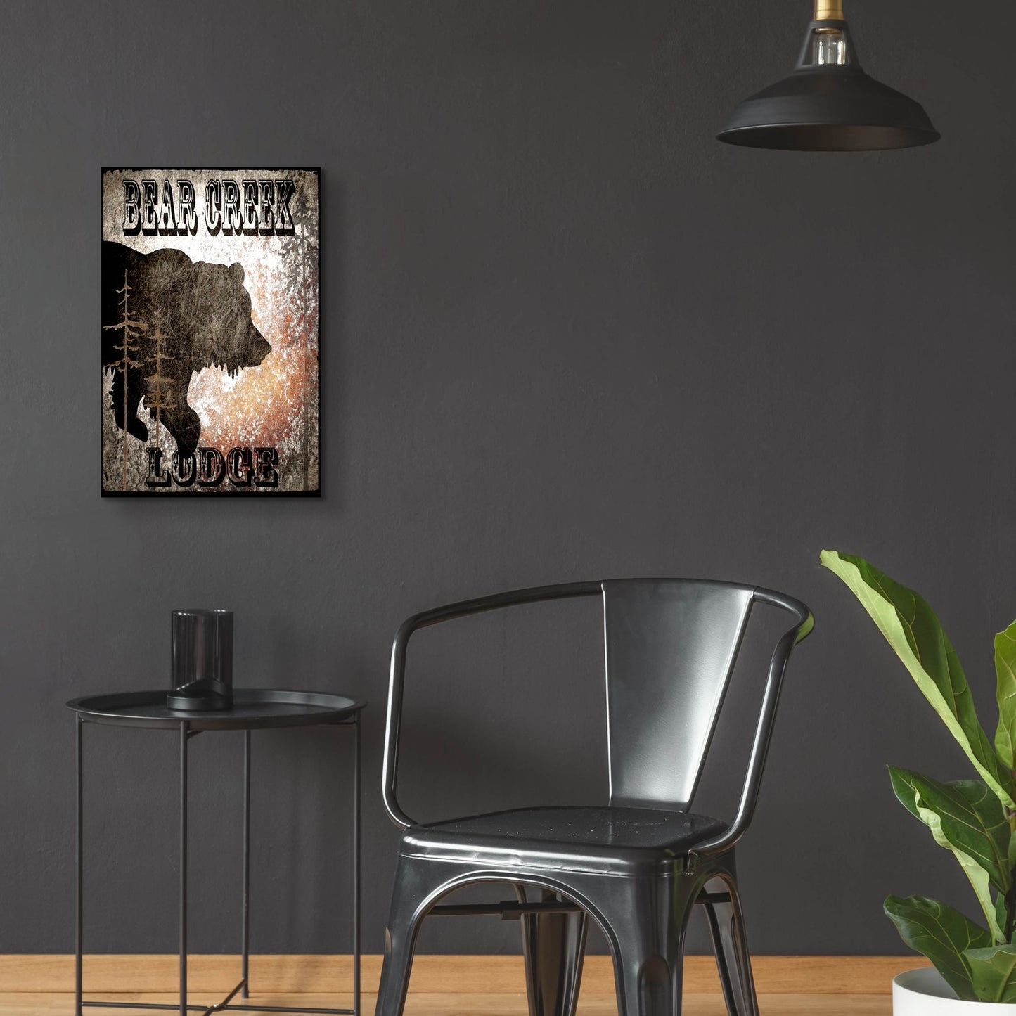 Epic Art 'Lodge Bear Creek Lodge' by Lightbox Journal, Acrylic Glass Wall Art,16x24