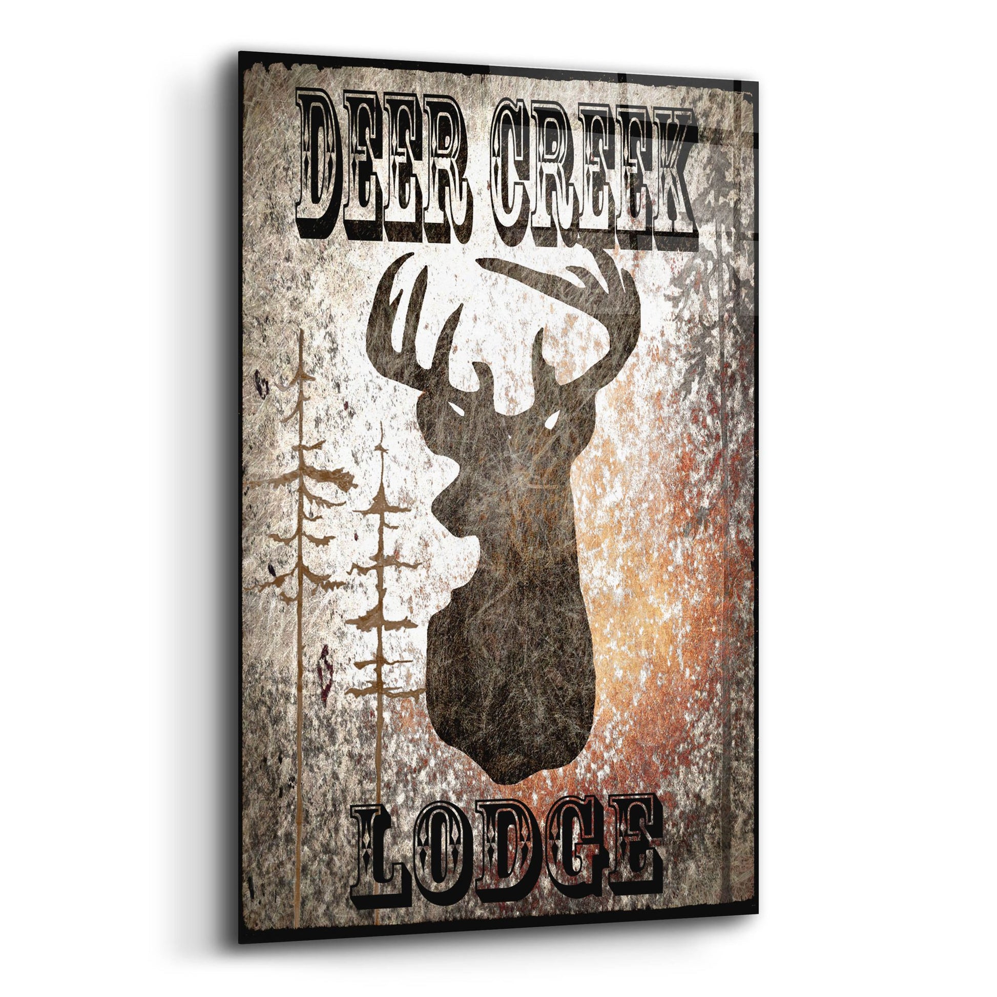 Epic Art 'Lodge Deer Creek Lodge' by Lightbox Journal, Acrylic Glass Wall Art,12x16