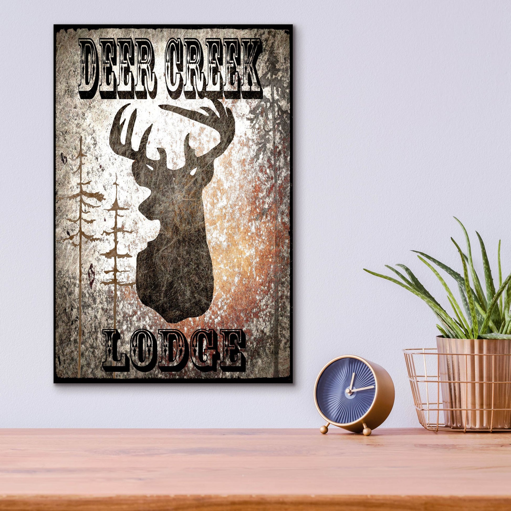 Epic Art 'Lodge Deer Creek Lodge' by Lightbox Journal, Acrylic Glass Wall Art,12x16